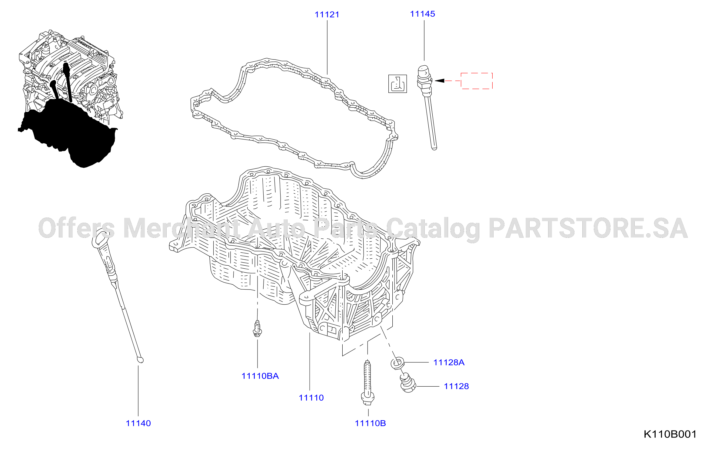 Cylinder Block Oil Pan