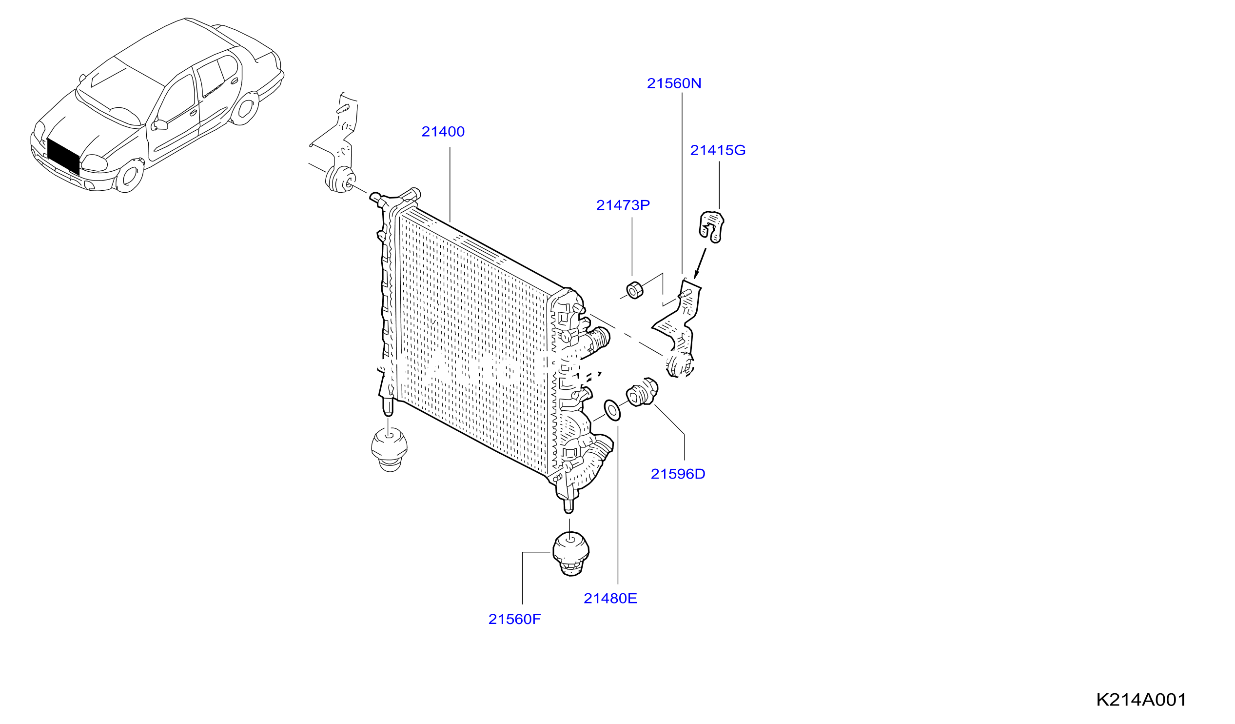 Radiator Shroud Inverter Cooling