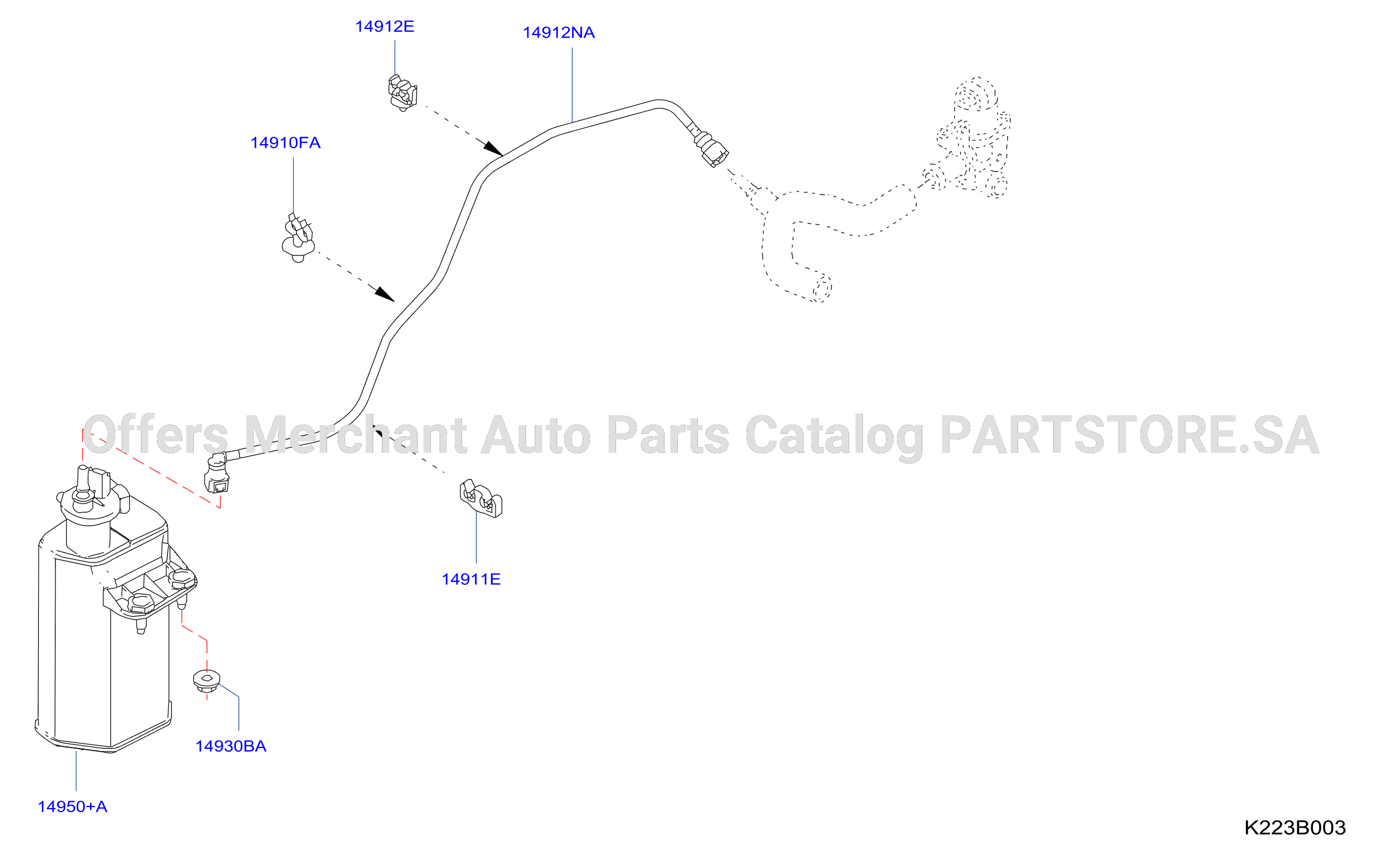 Engine Control Vacuum Piping