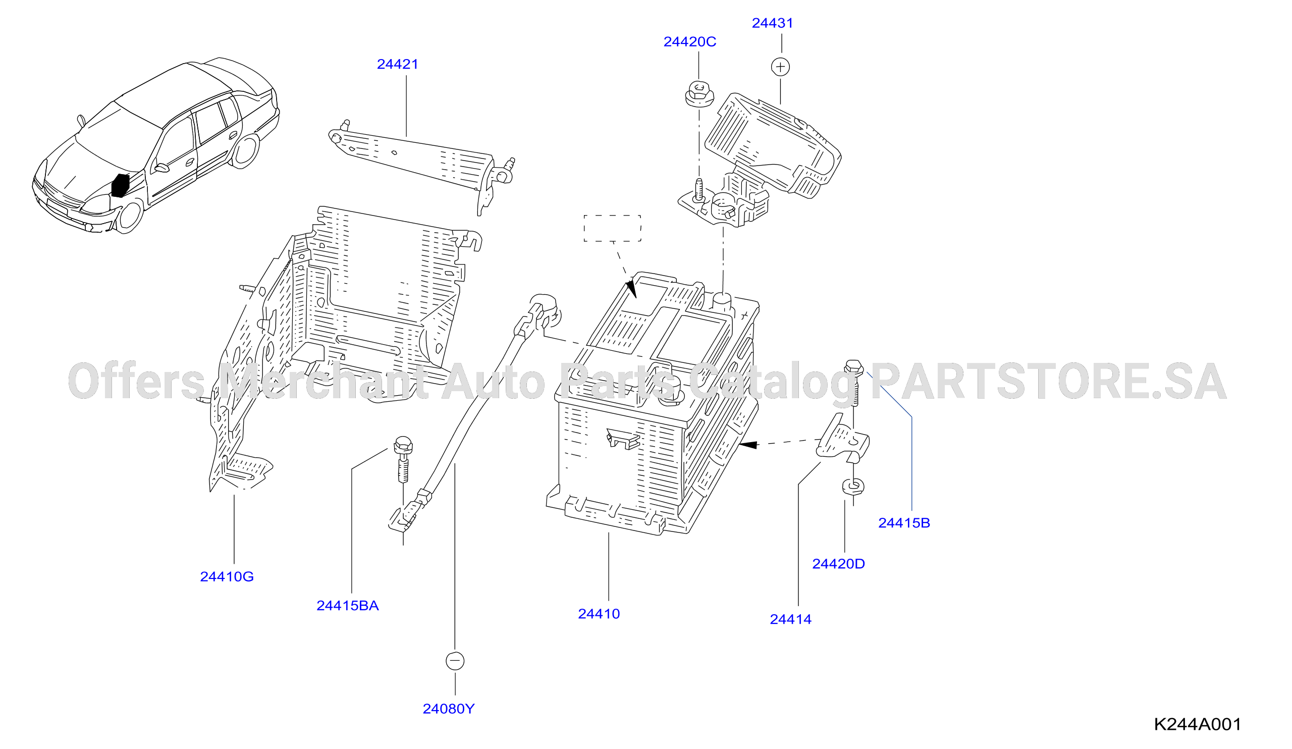 Battery Battery Mounting