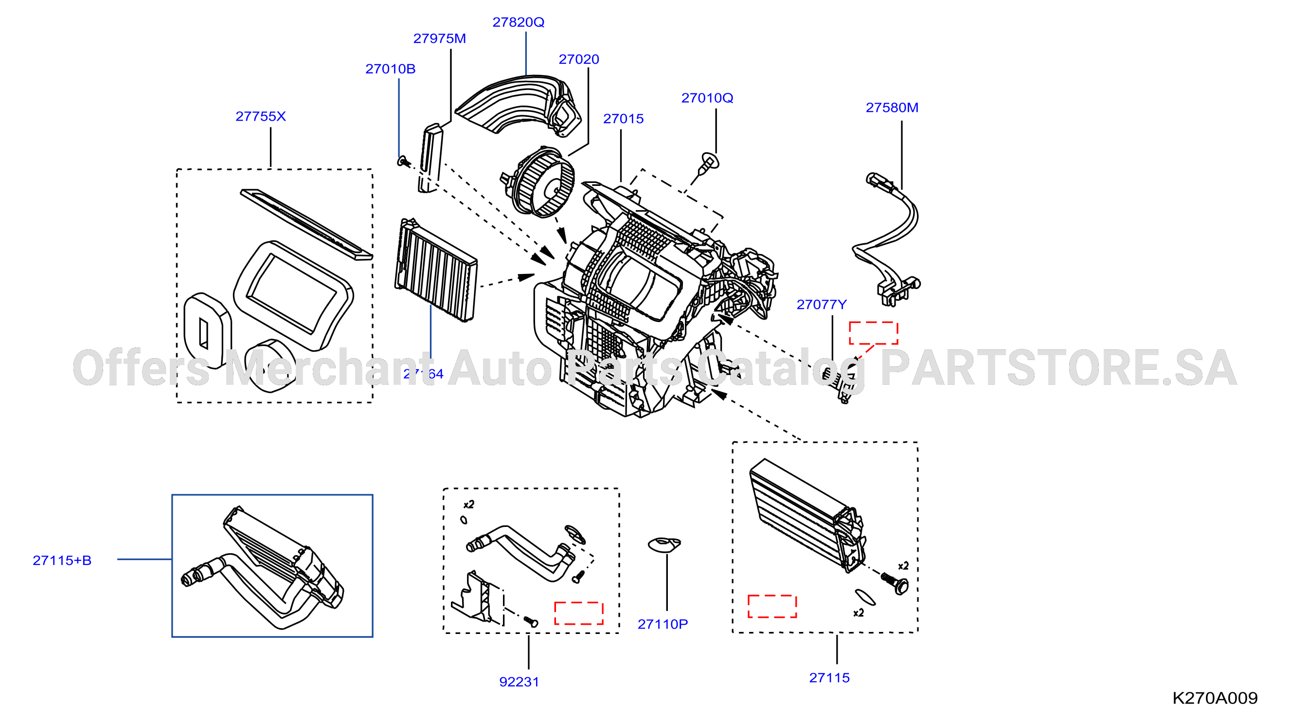 Heater Blower Unit