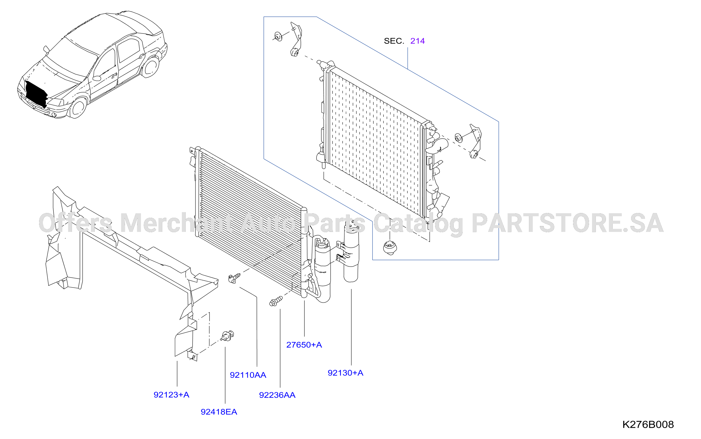 Condenser Liquid Tank Piping K4M
