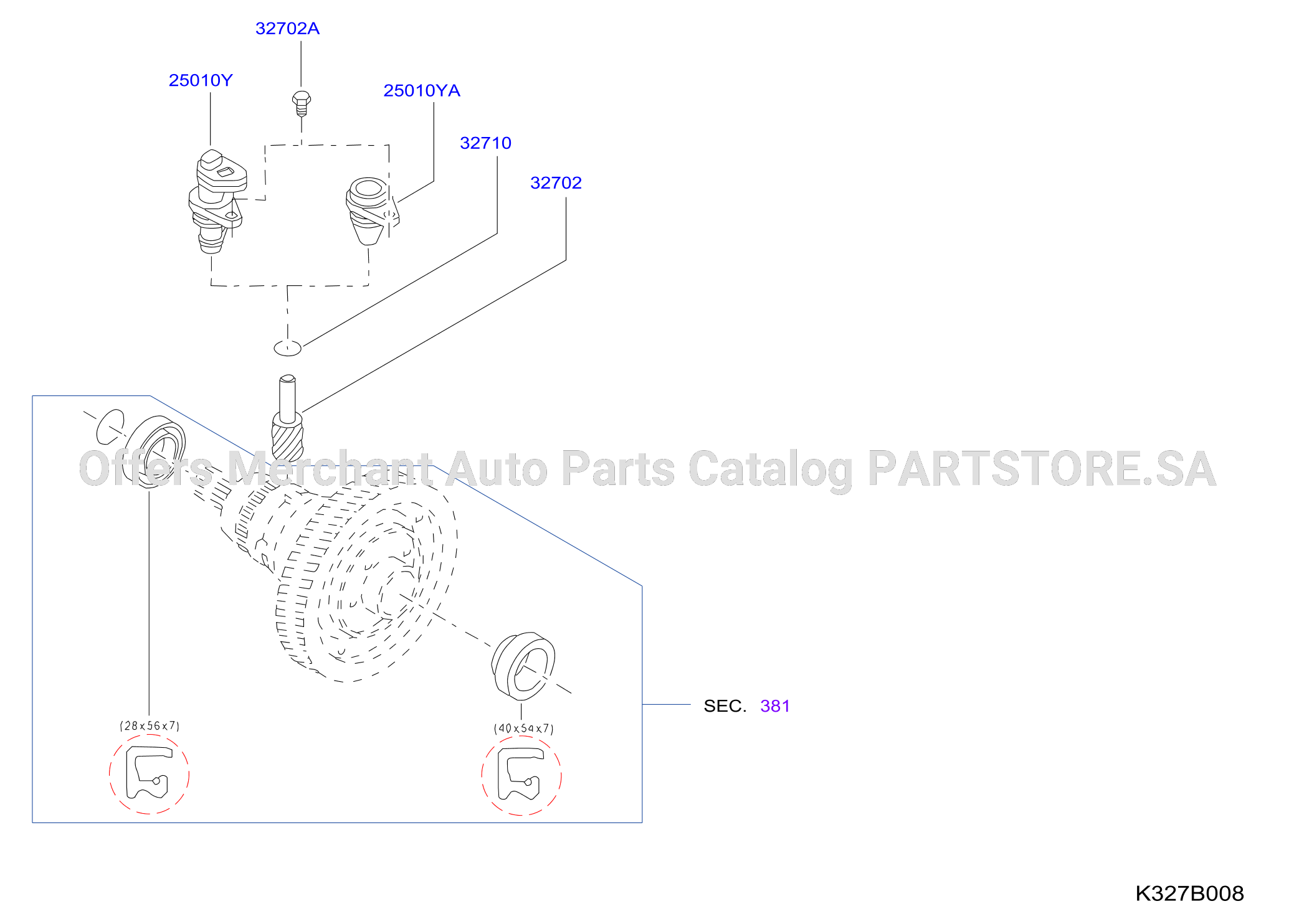 Speedometer Pinion