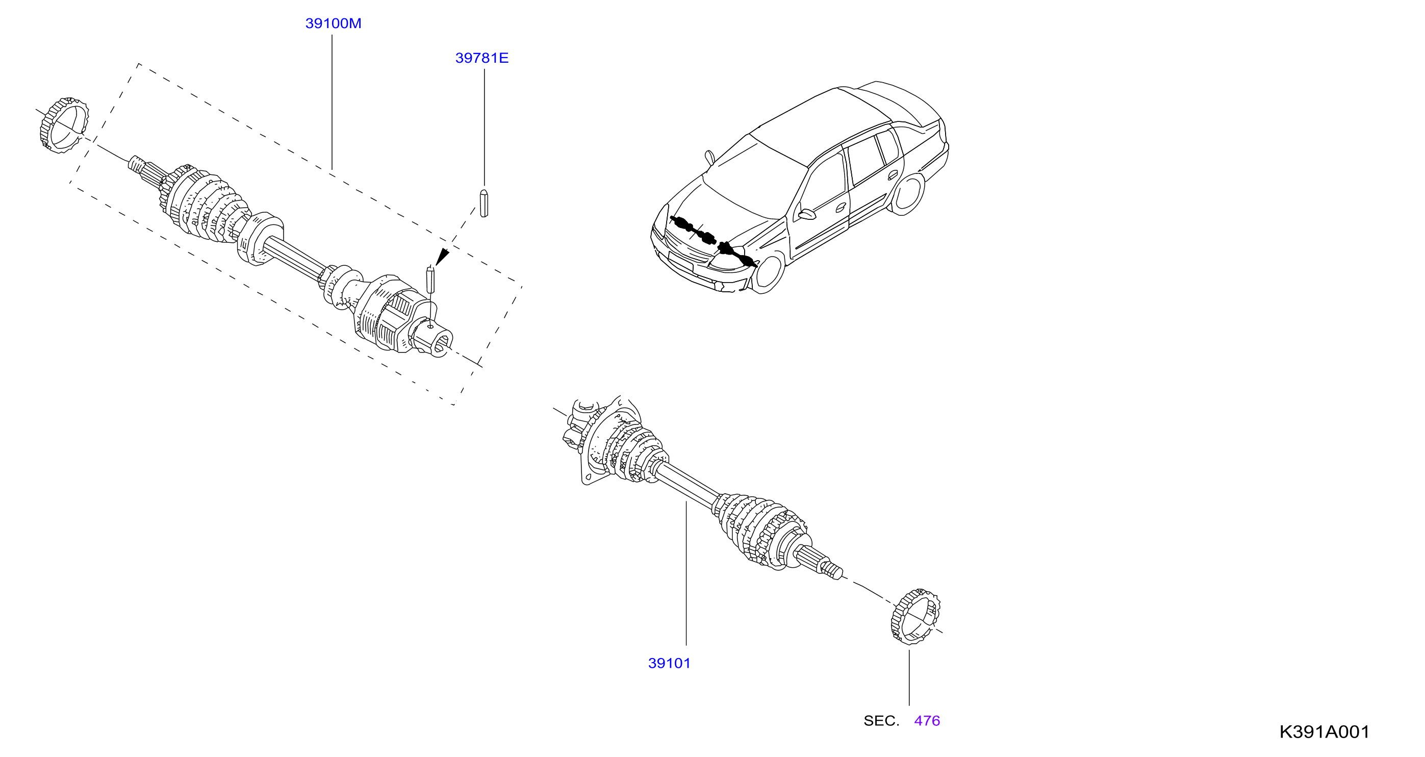Front Drive Shaft