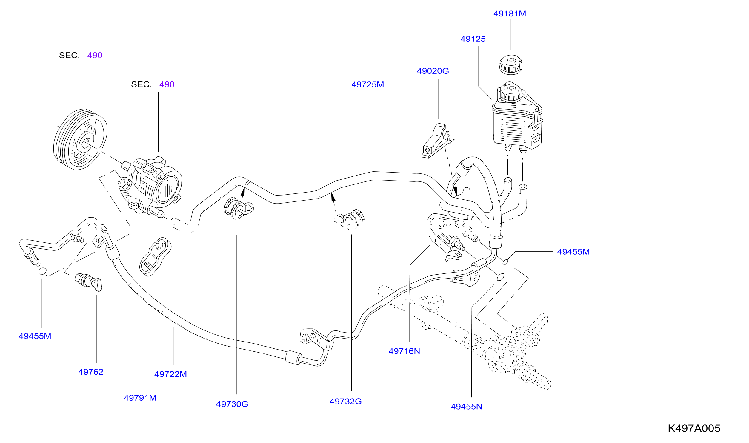 Power Steering Piping