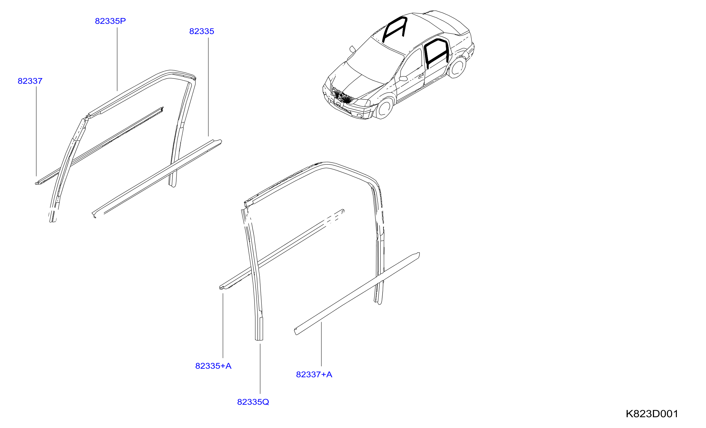 Rear Door Window Regulator