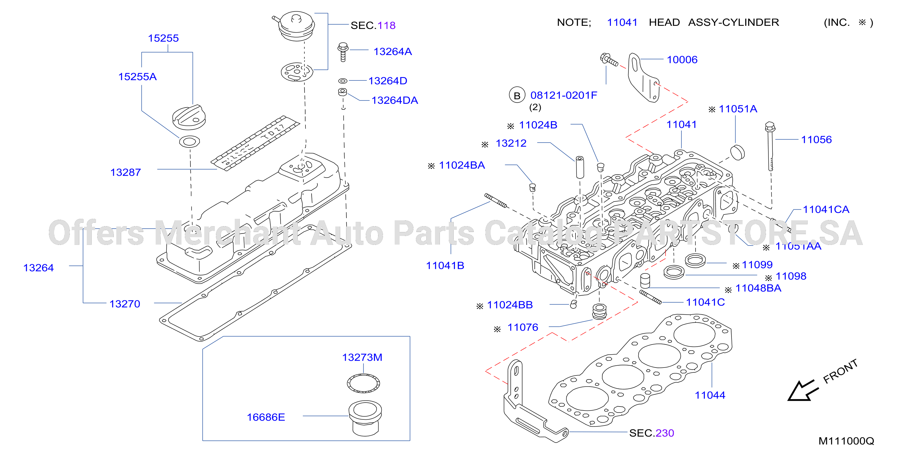 Cylinder Head Rocker Cover
