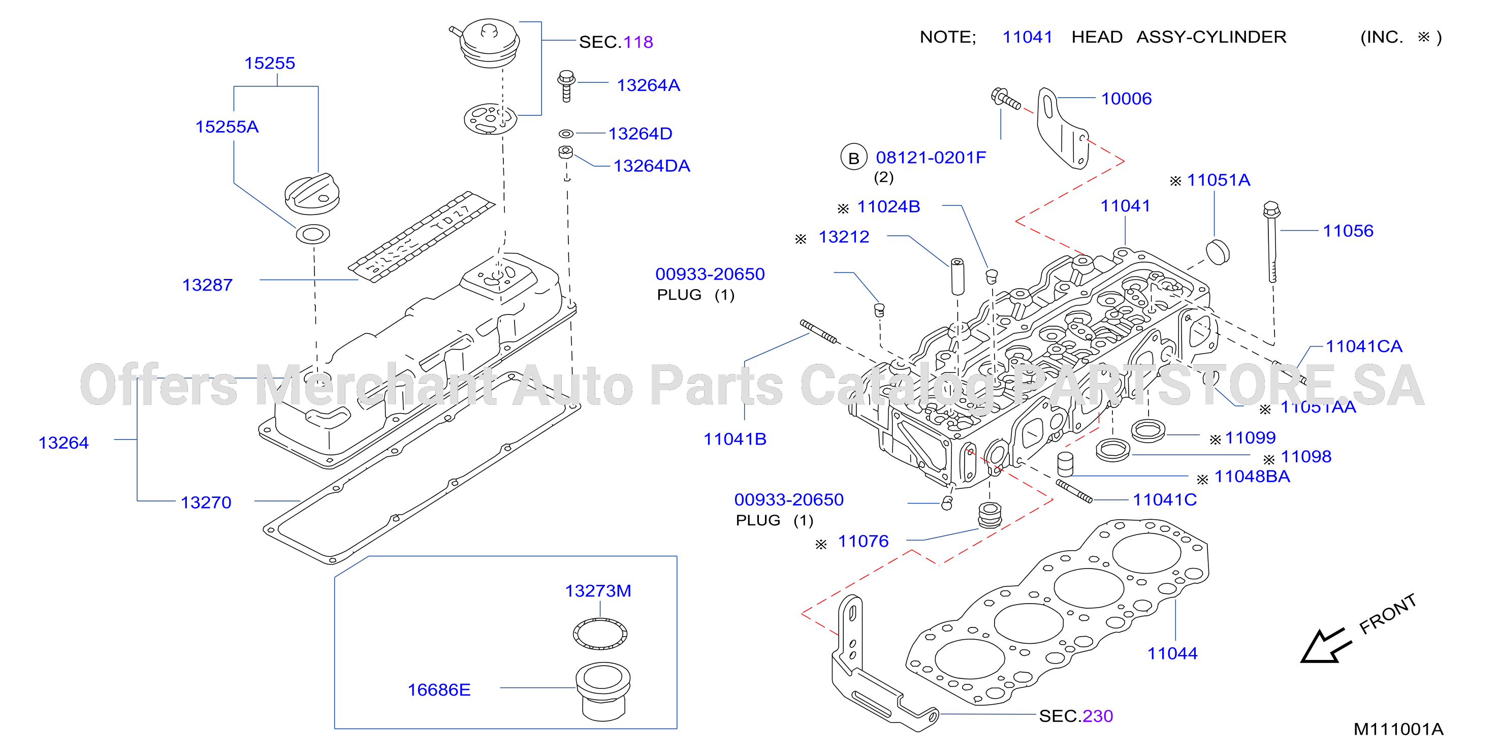 Cylinder Head Rocker Cover