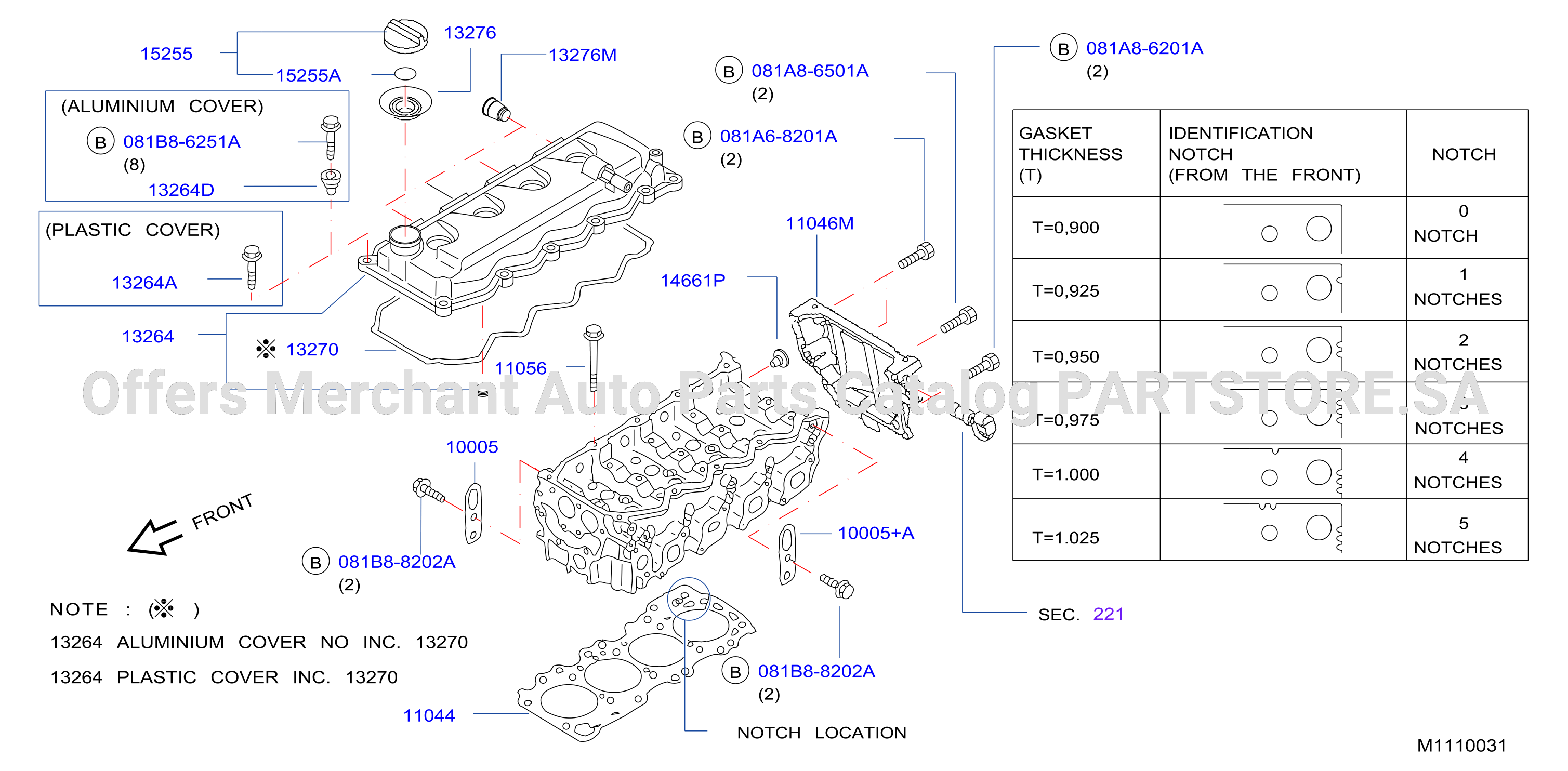 Cylinder Head Rocker Cover Assembly