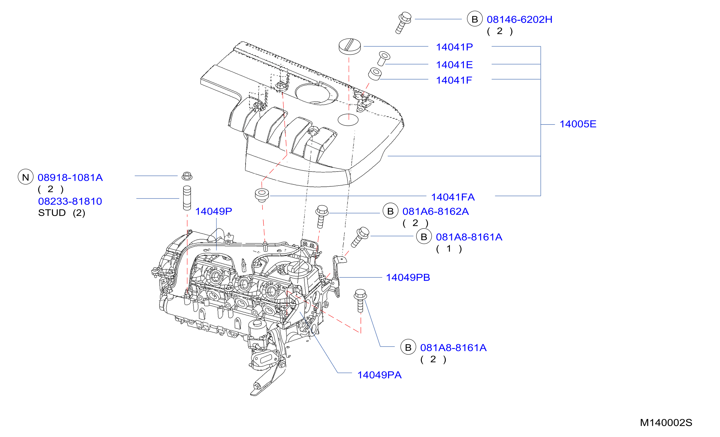 Manifold Engine Cover Parts Lcv3