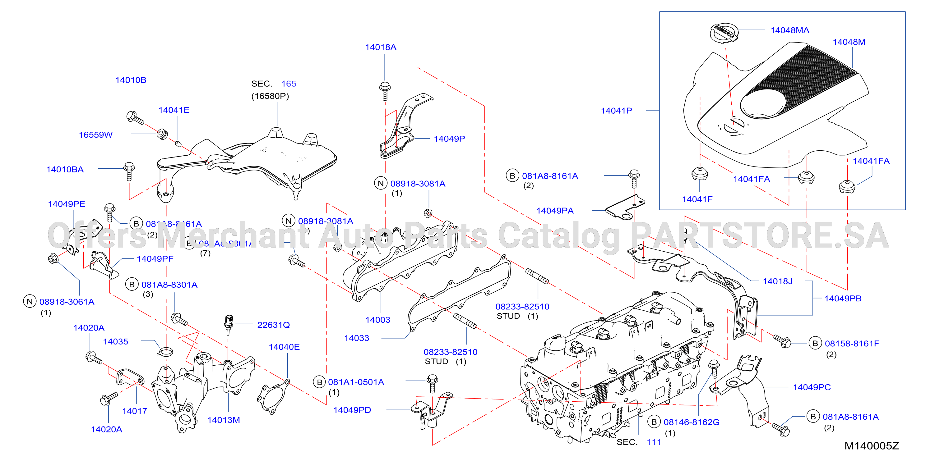 Manifold Intake Parts