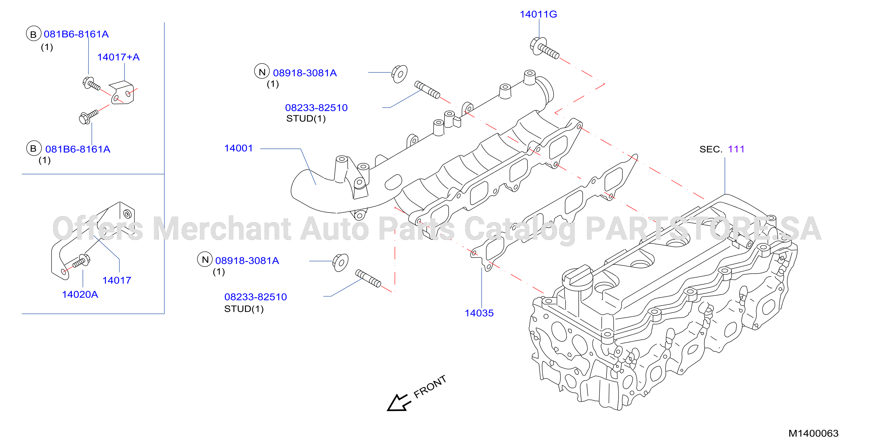 Manifold Intake Parts