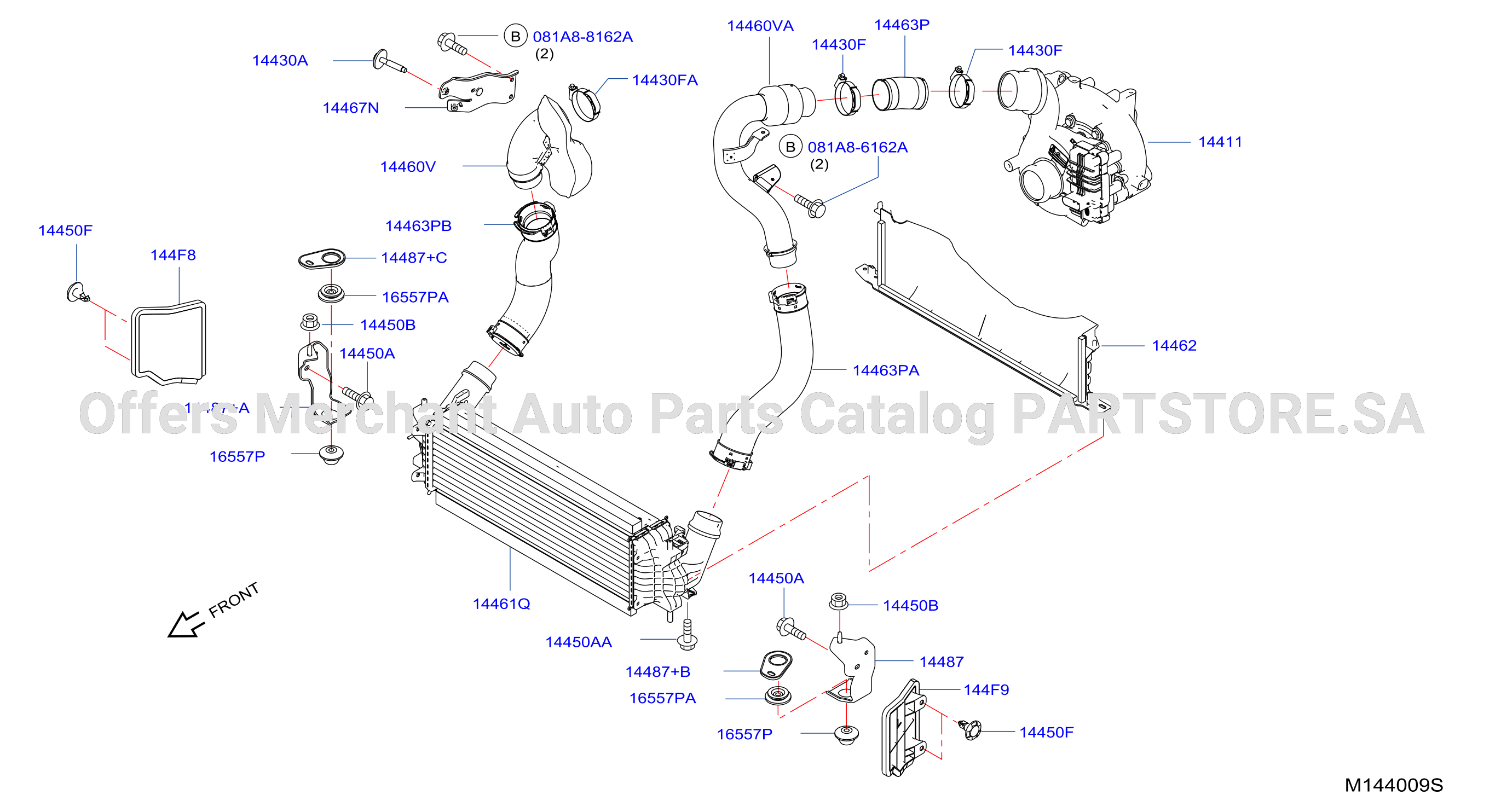 Turbo Charger Intercooler Piping