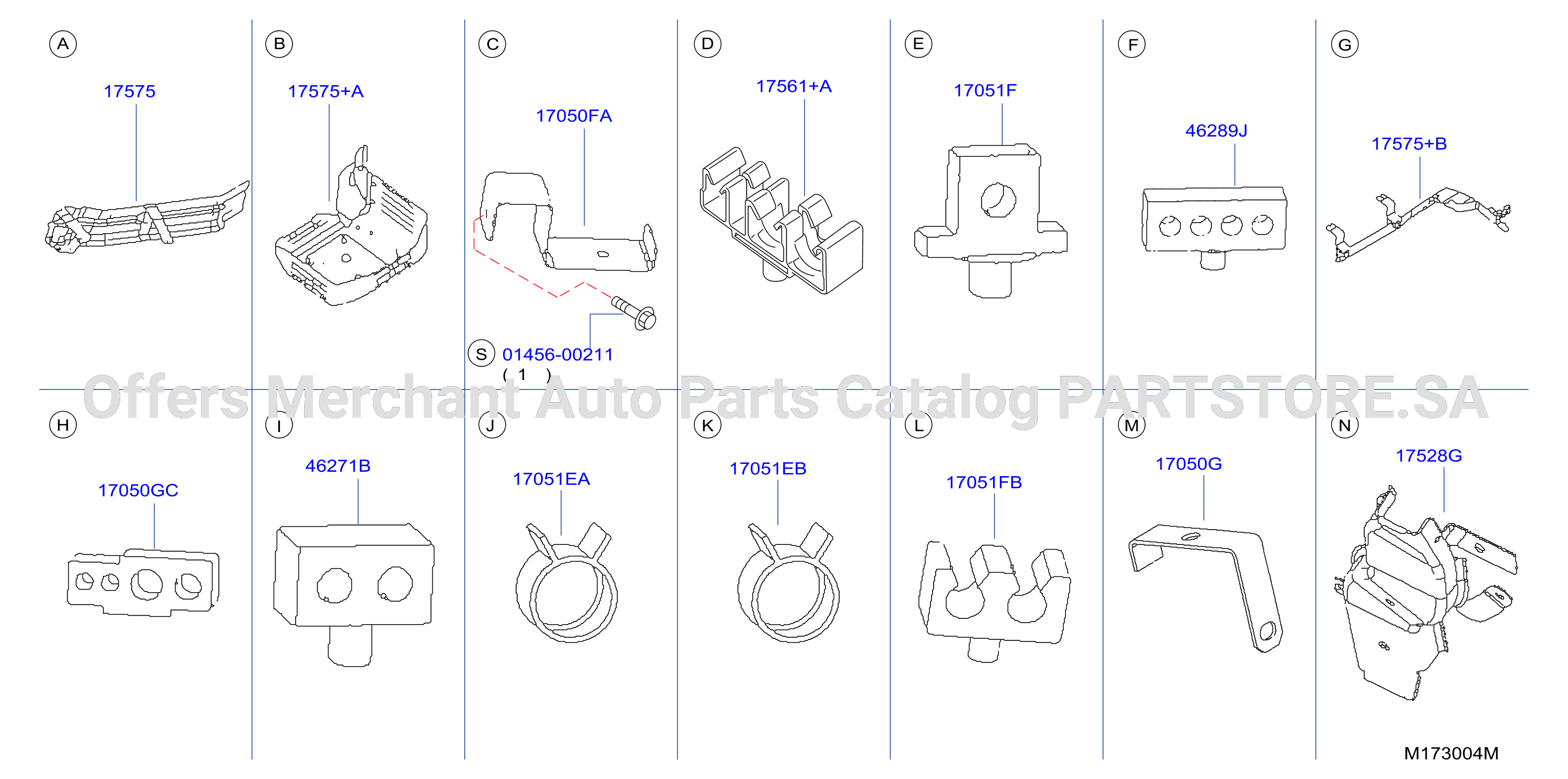 Fuel Piping Clamp Insulator