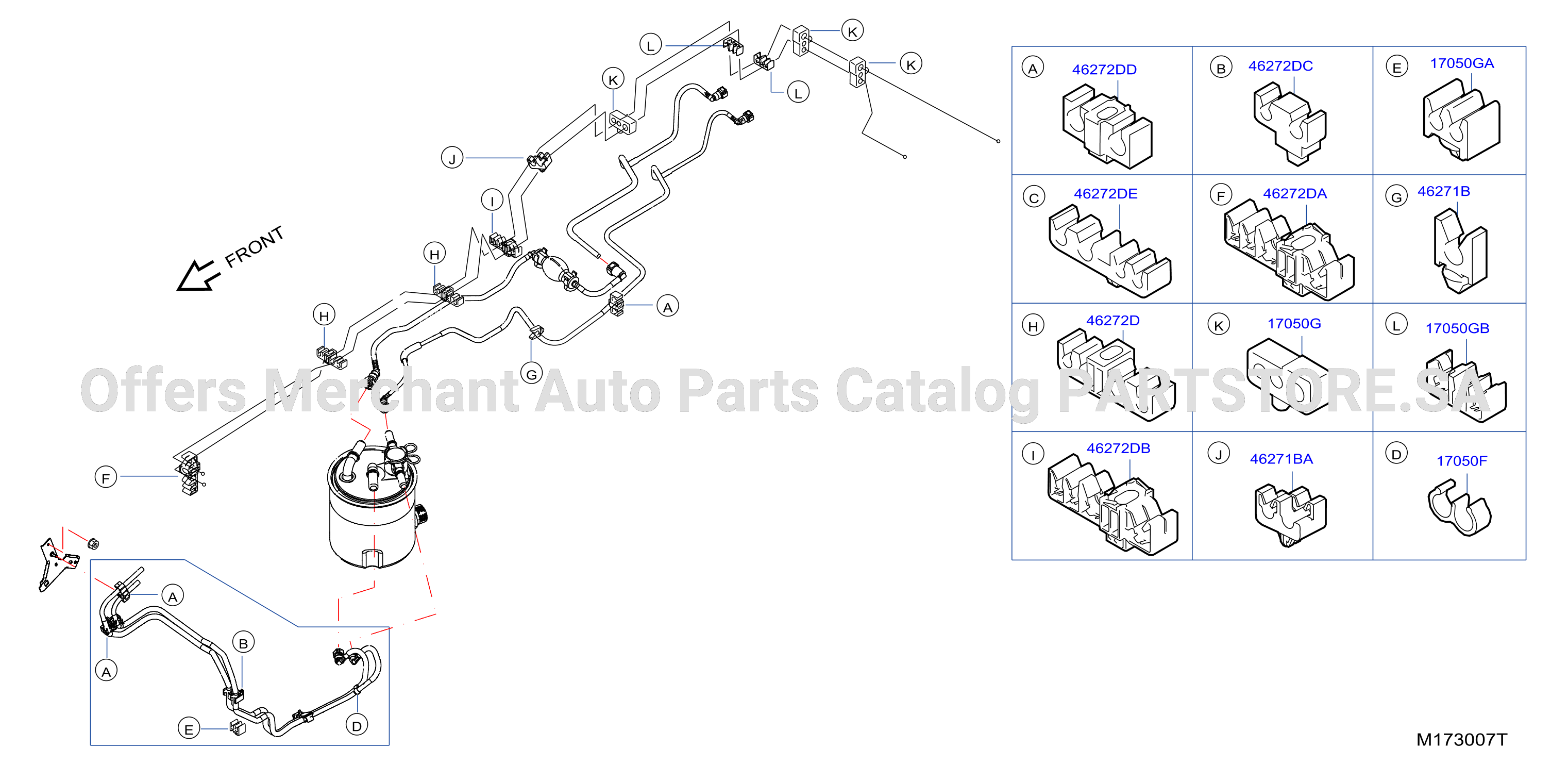 Fuel Piping Clamp Insulator