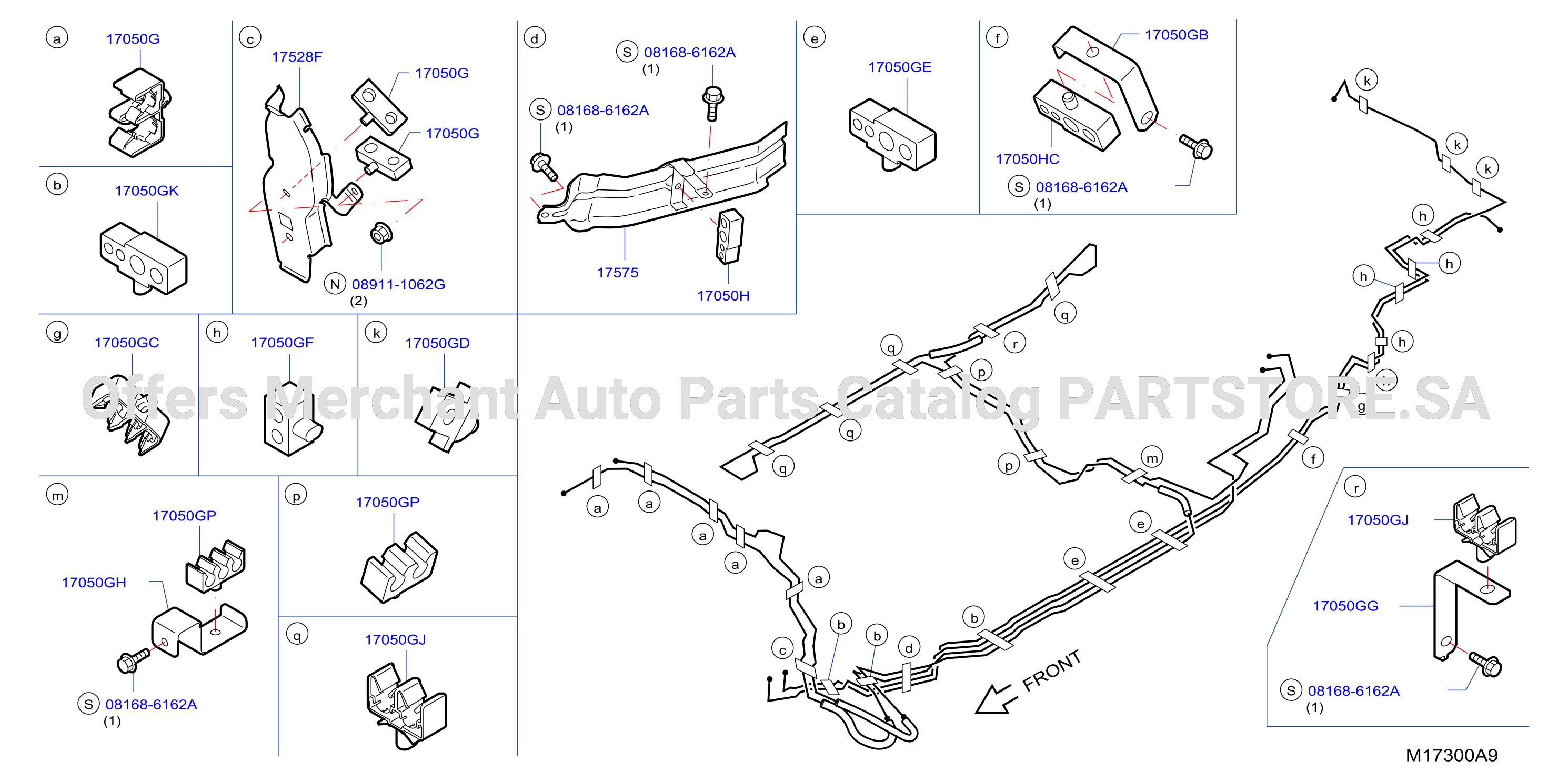 Fuel Piping Fuel Brake Piping 4Wd