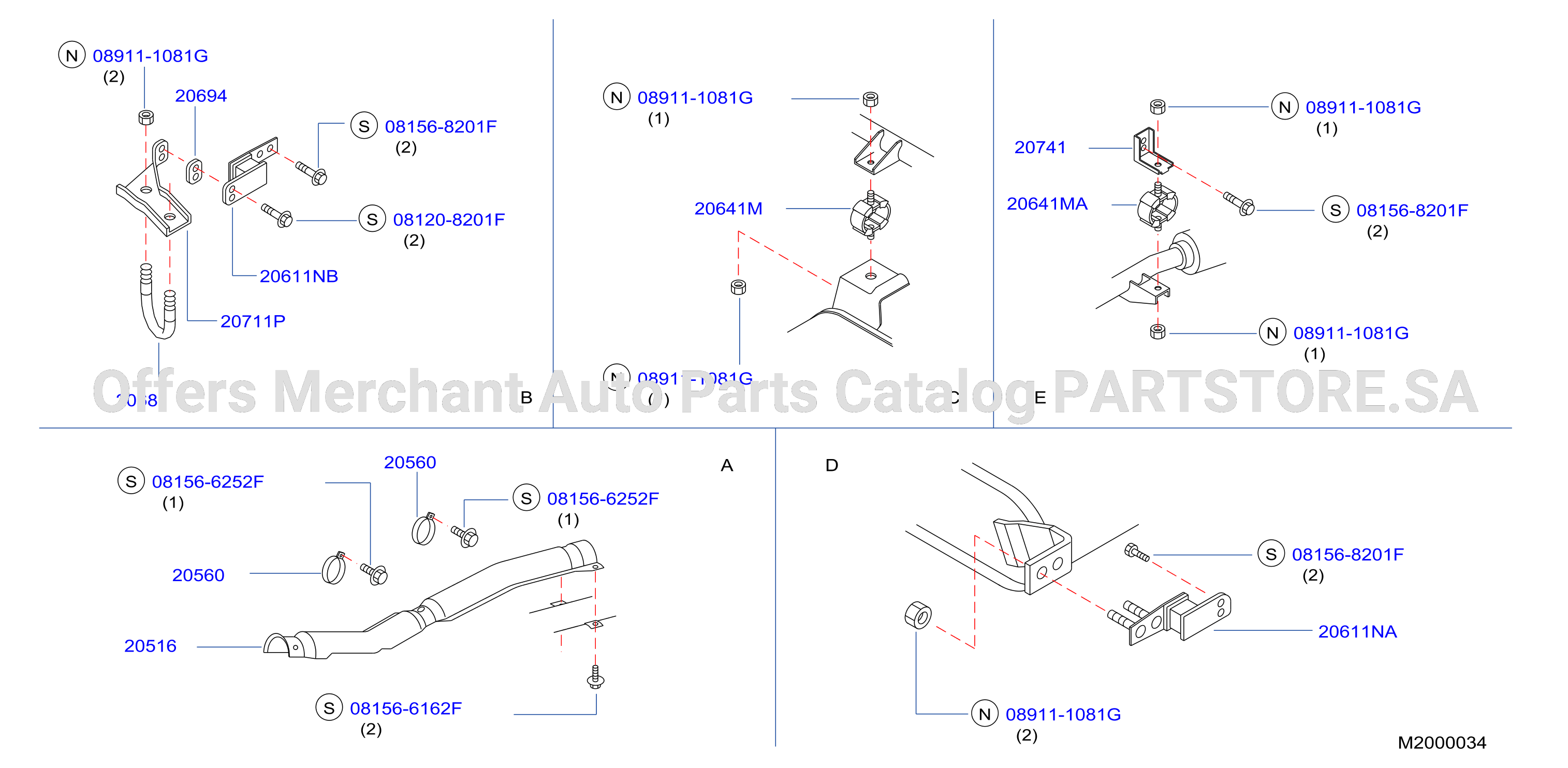 Exhaust Tube Muffler Fitting Parts