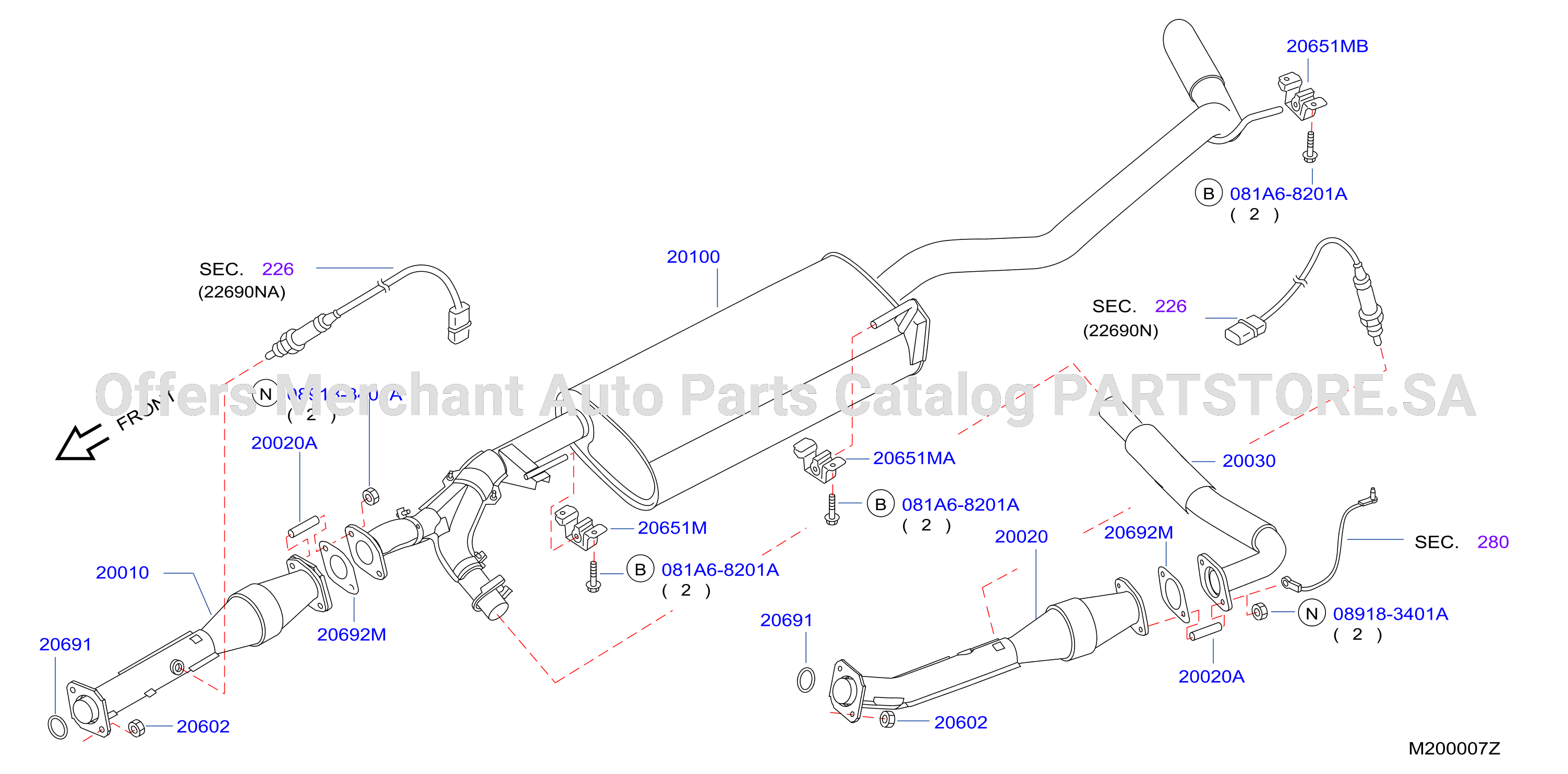 Exhaust Tube Muffler