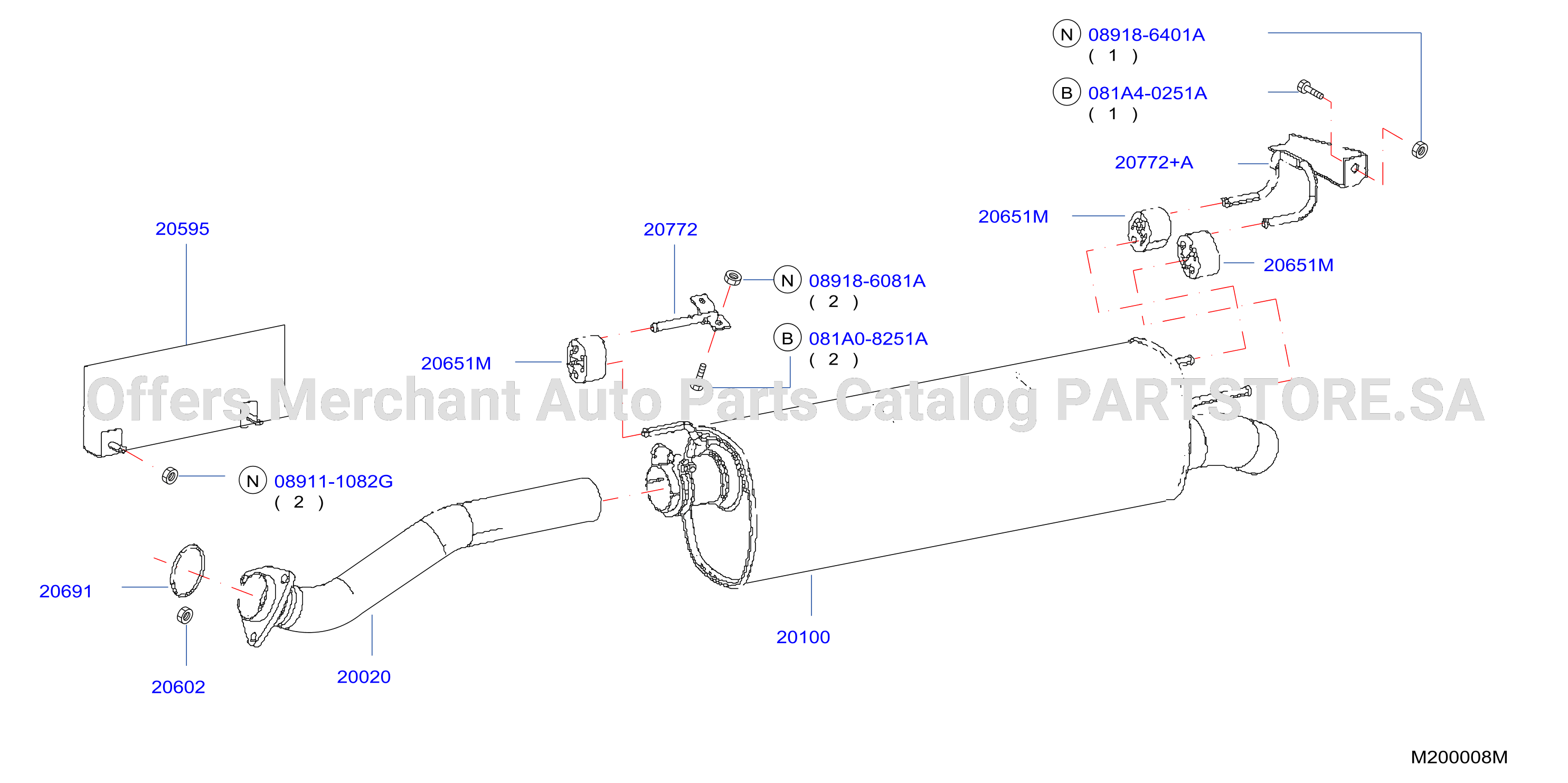 Exhaust Tube Muffler