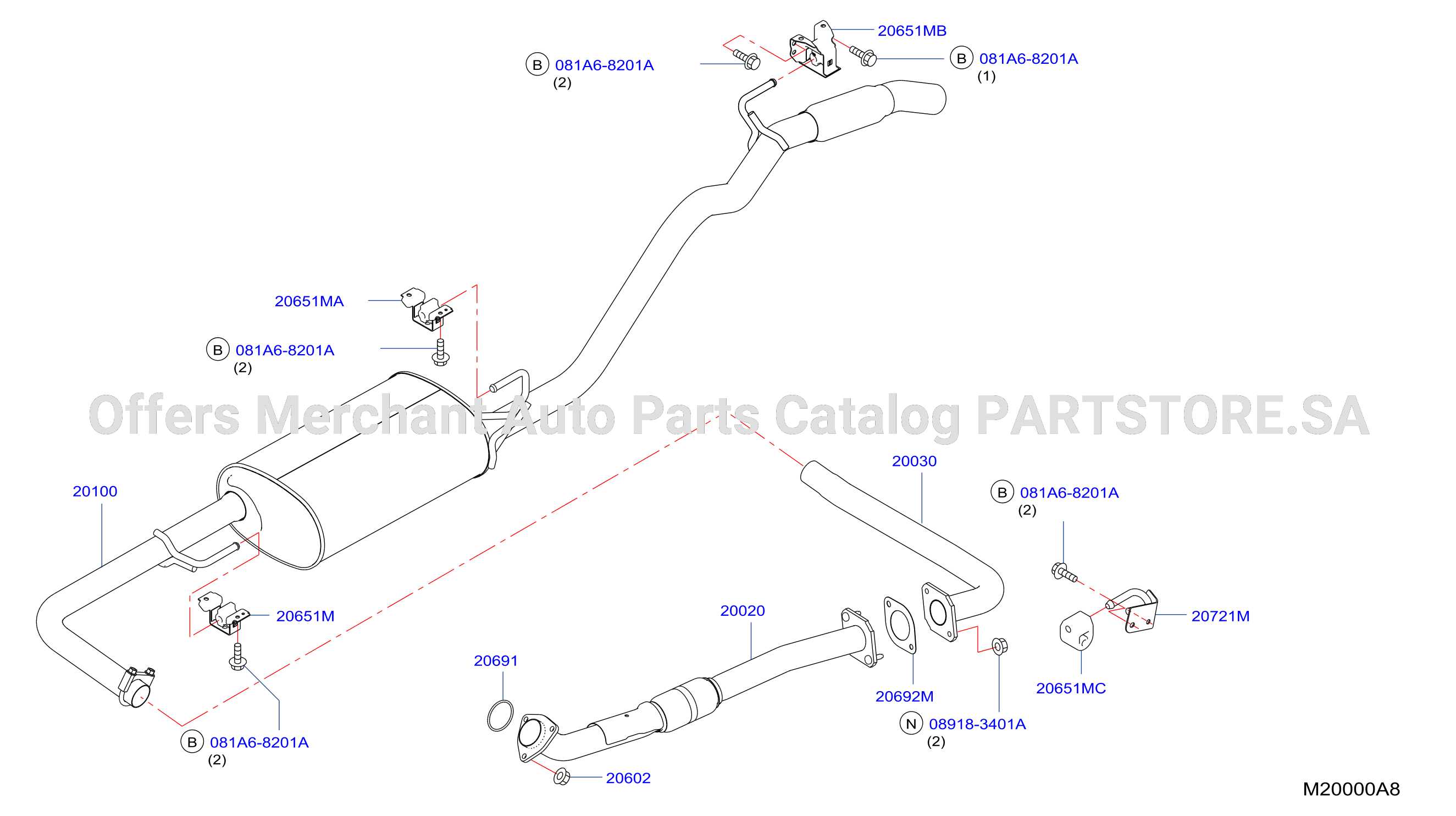 Exhaust Tube Muffler
