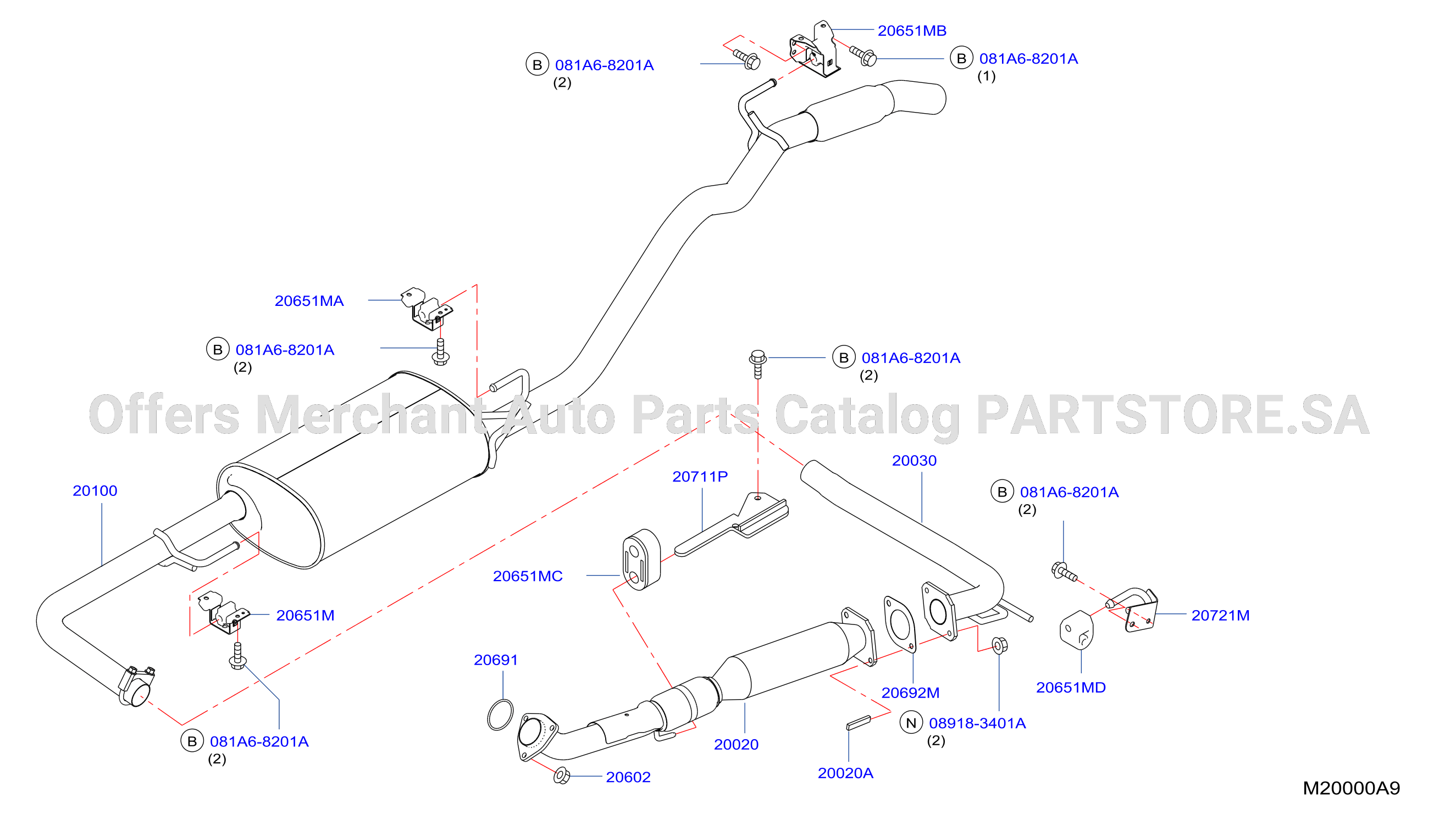 Exhaust Tube Muffler