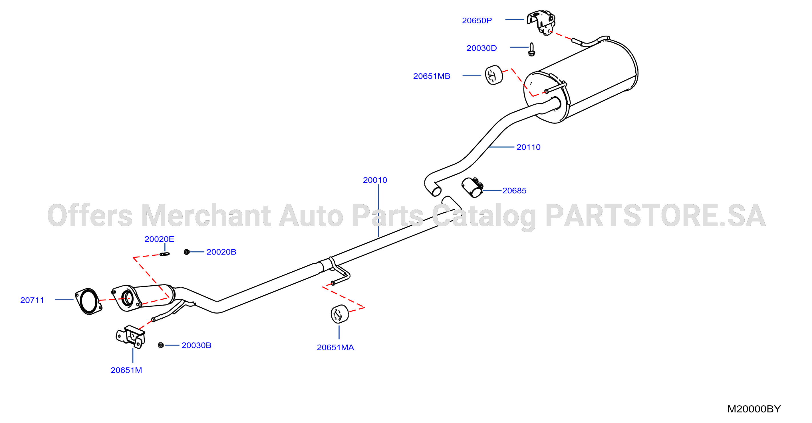 Exhaust Tube Muffler