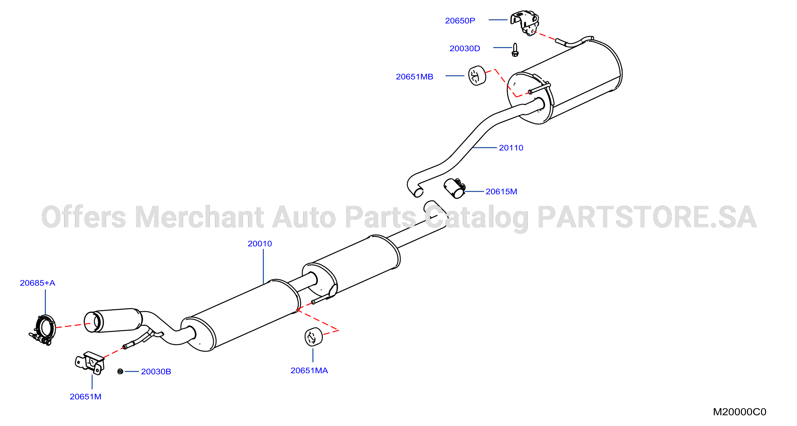 Exhaust Tube Muffler