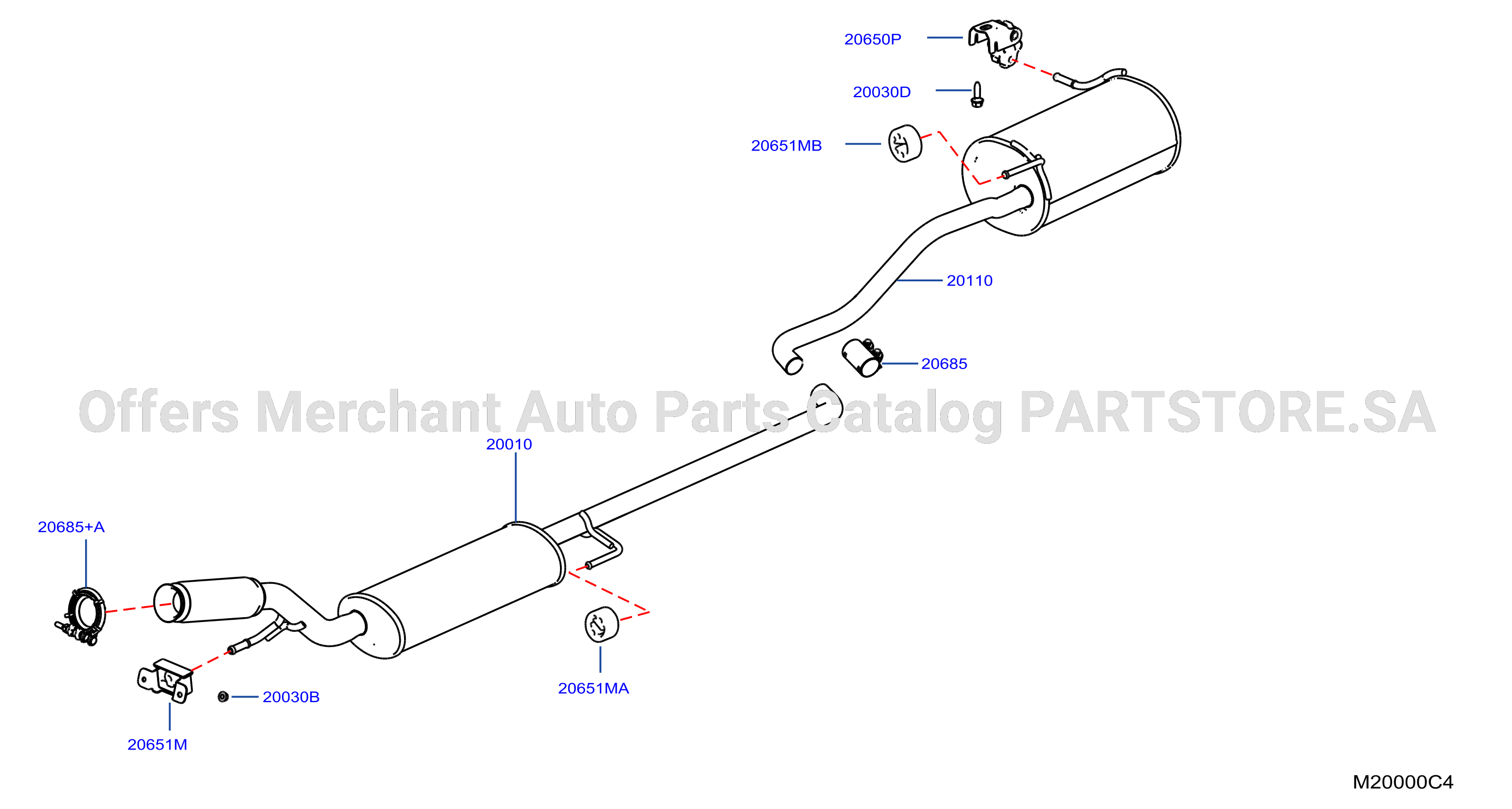 Exhaust Tube Muffler