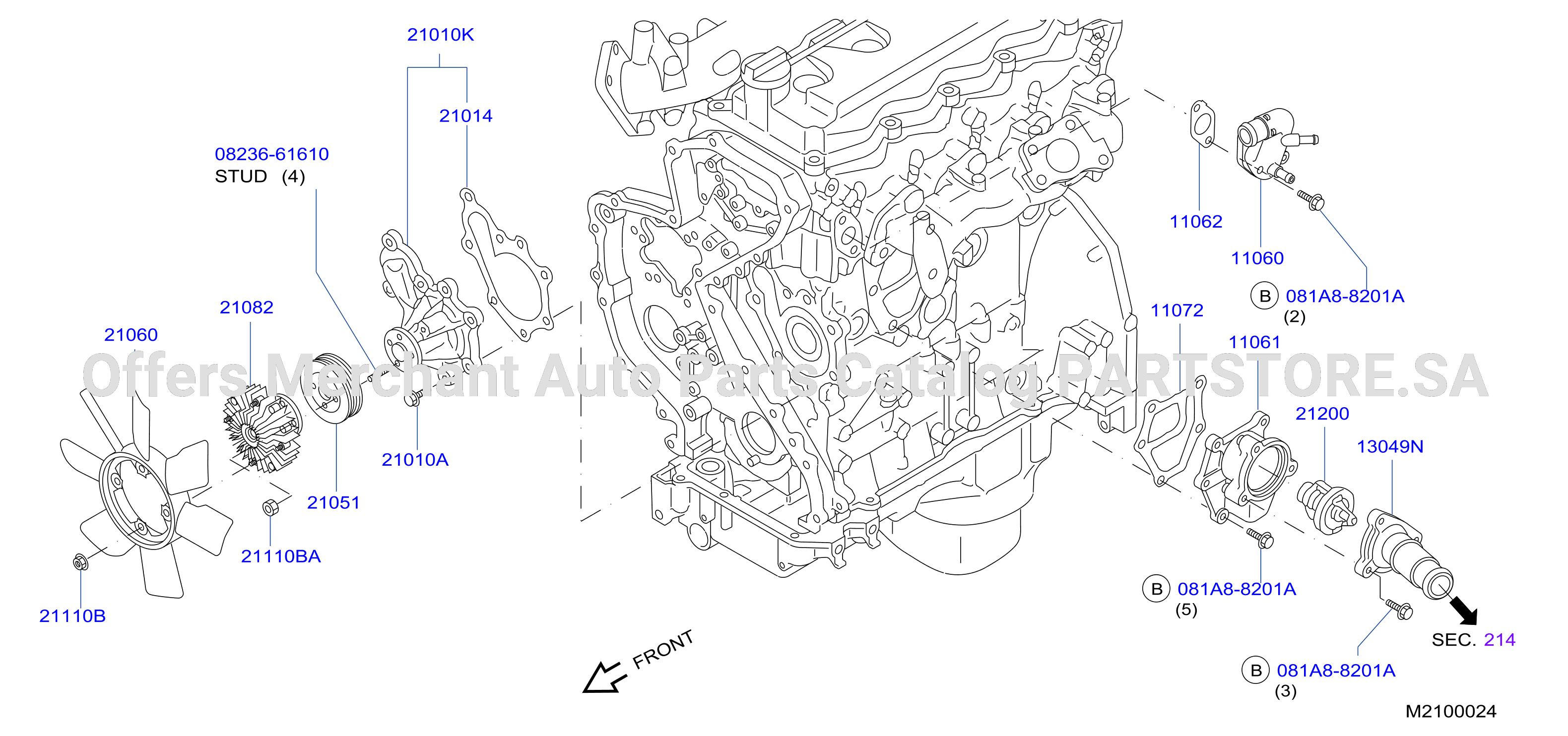 Water Pump Cooling Fan Thermostat