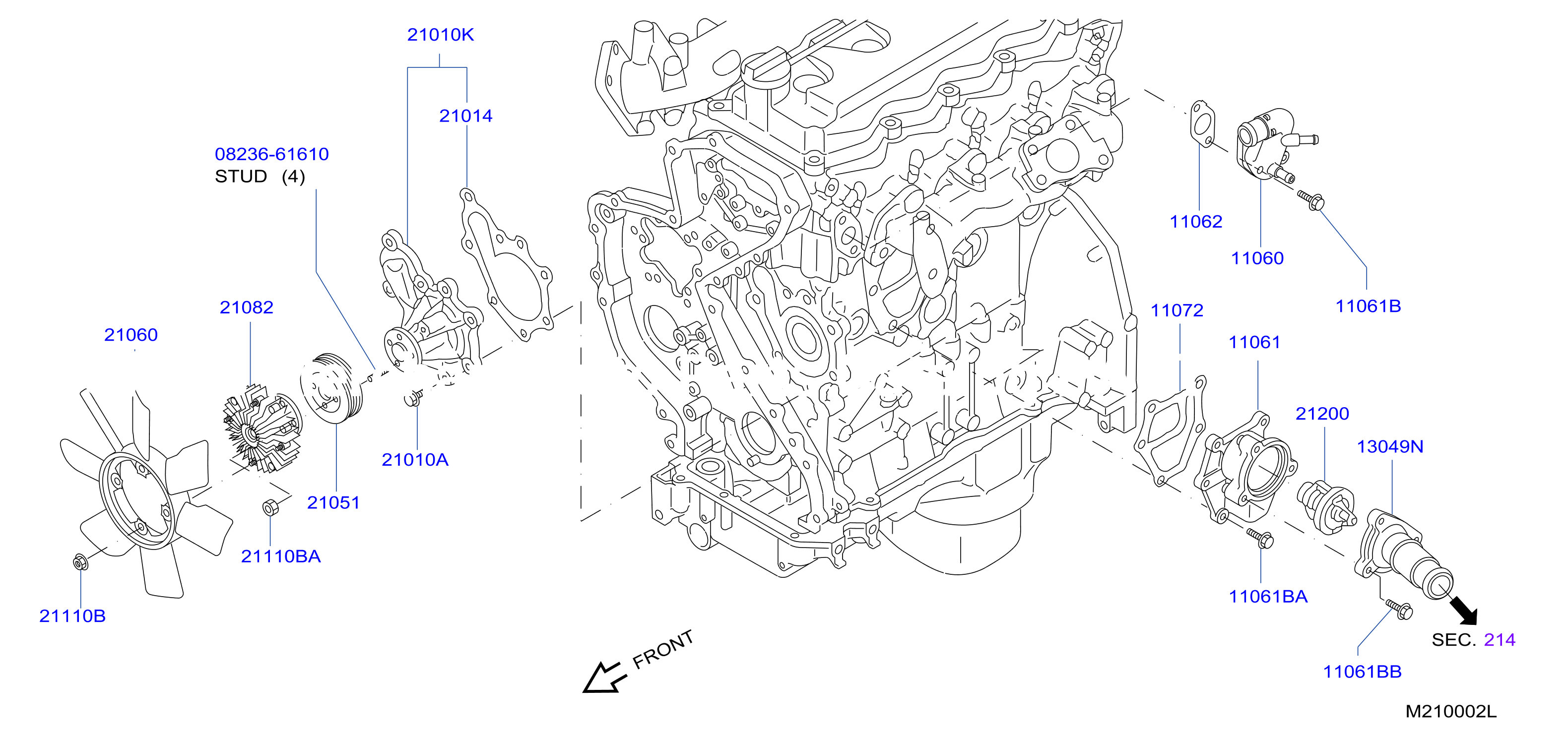 Water Pump Cooling Fan Thermostat