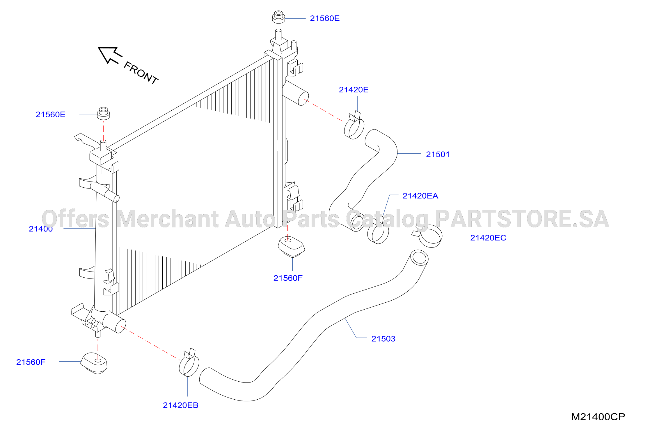 Radiator Shroud Inverter Cooling Radiator