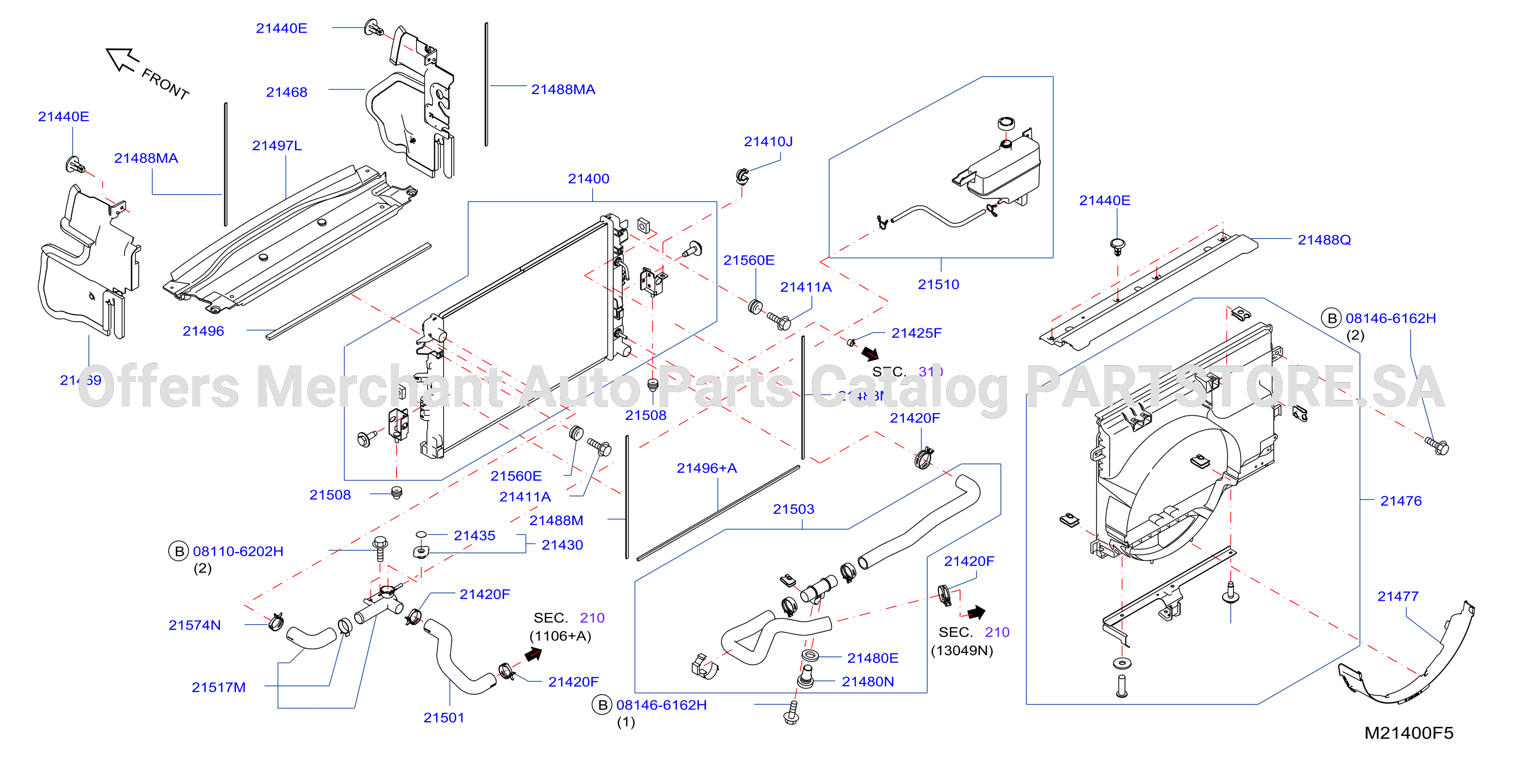 Radiator Shroud Inverter Cooling