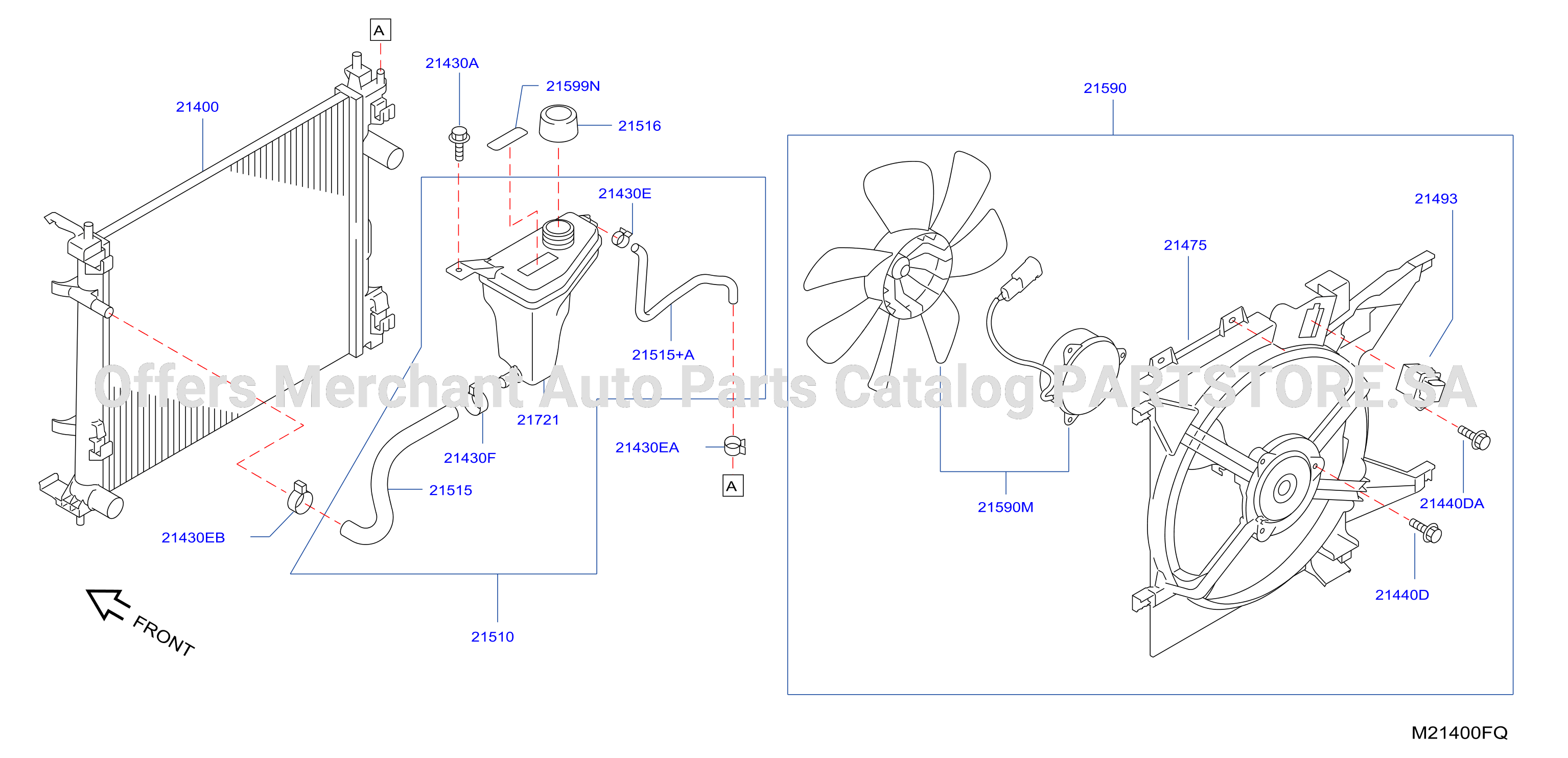 Radiator Shroud Inverter Cooling Fitting Parts