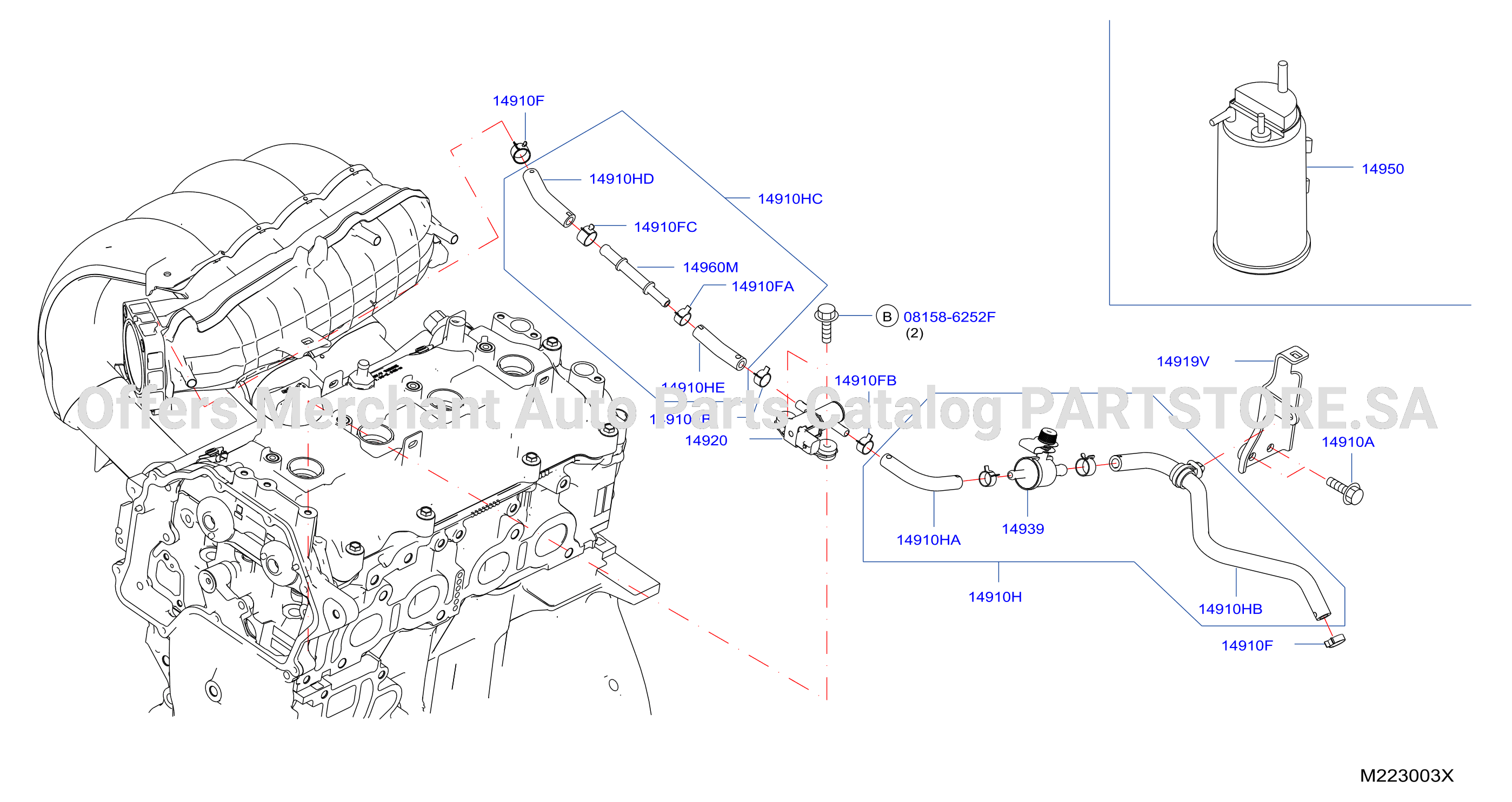 Engine Control Vacuum Piping