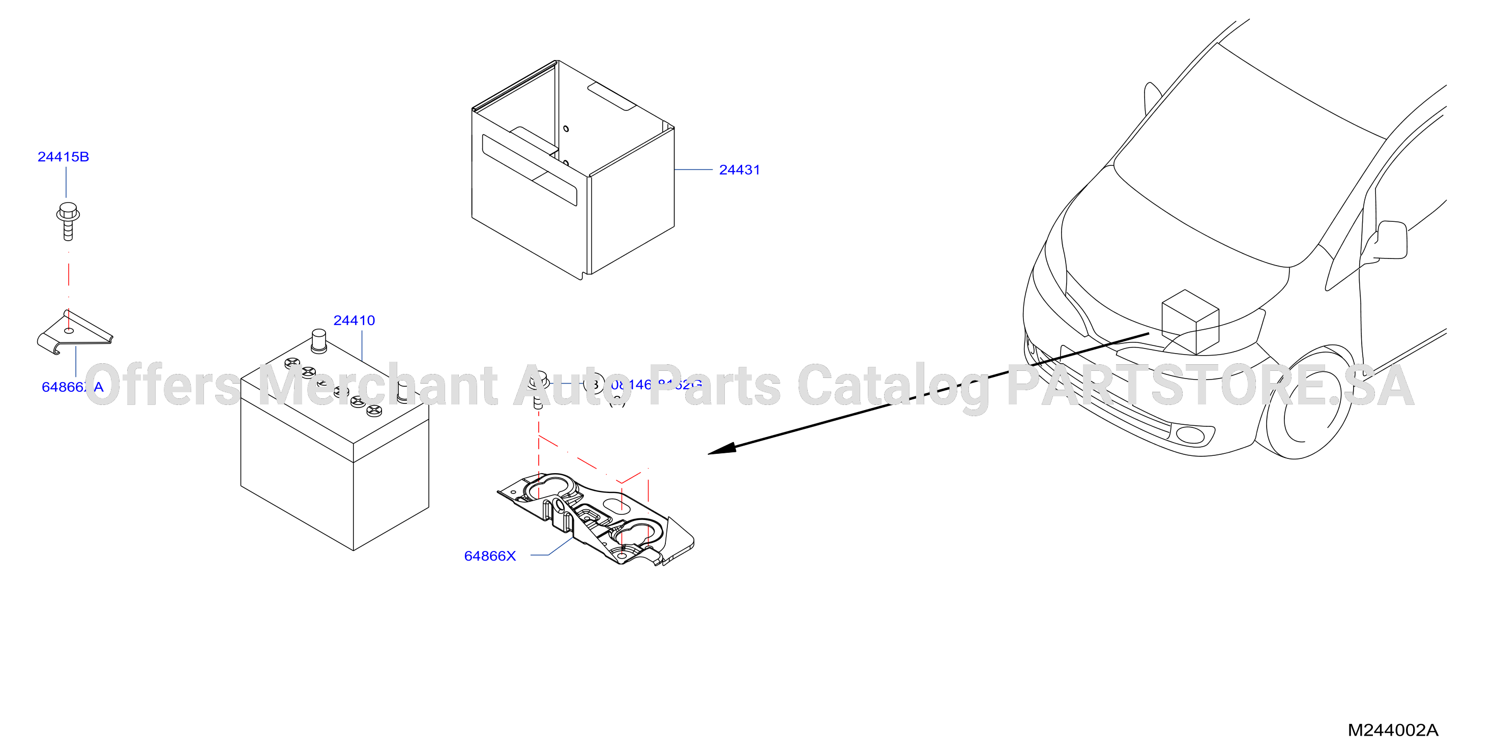 Battery Battery Mounting