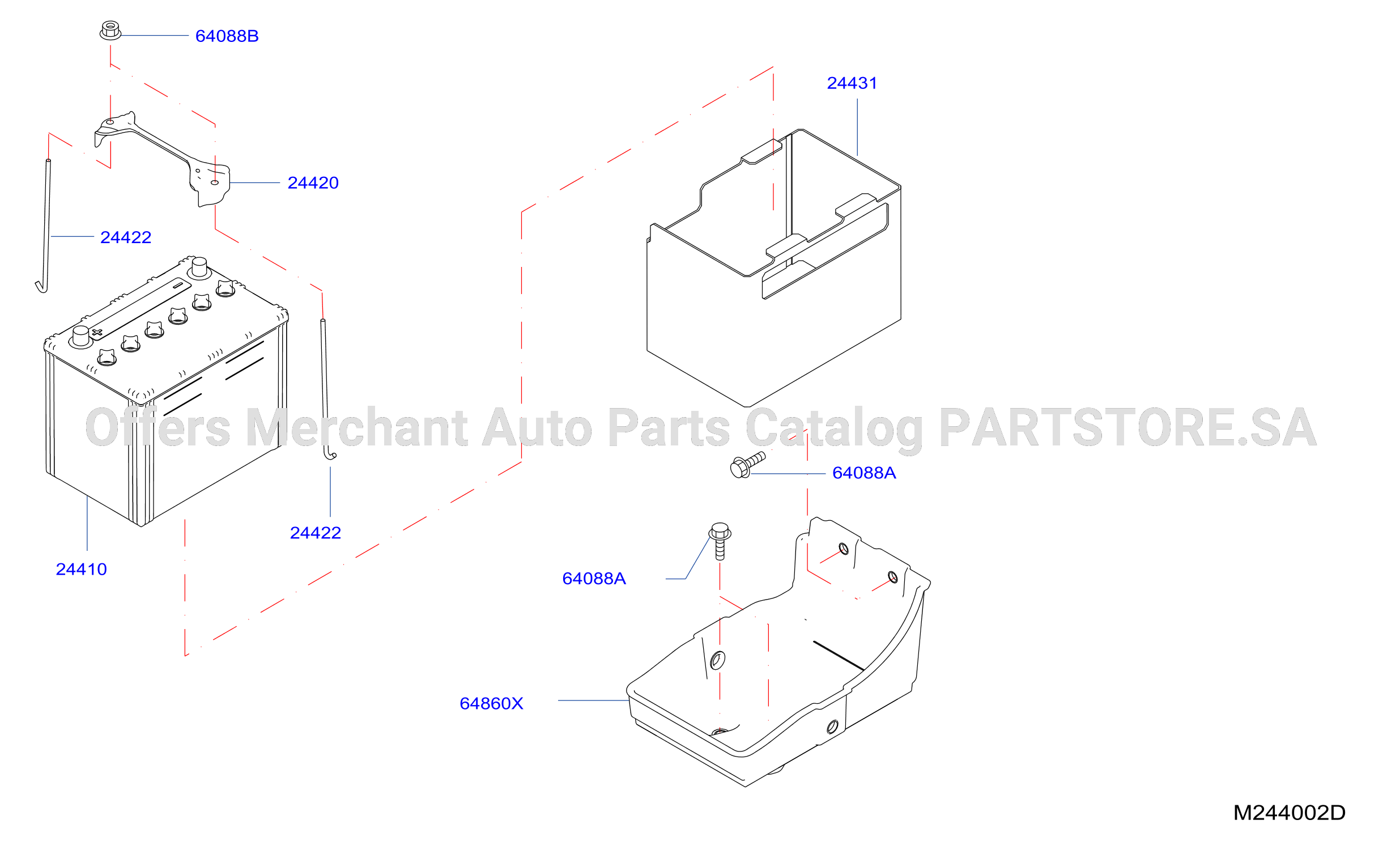 Battery Battery Mounting