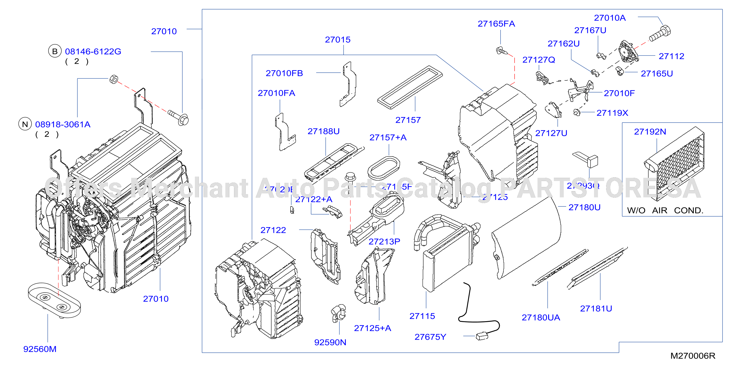 Heater Blower Unit Heater Unit