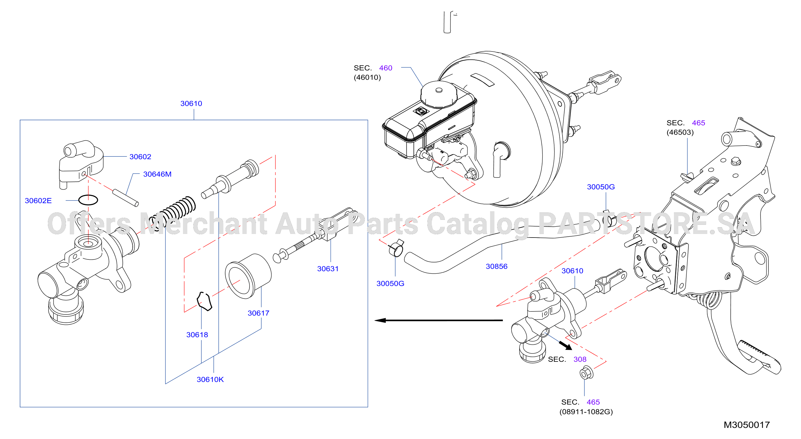 Clutch Master Cylinder Yd25Ddti Qr25De Ys23