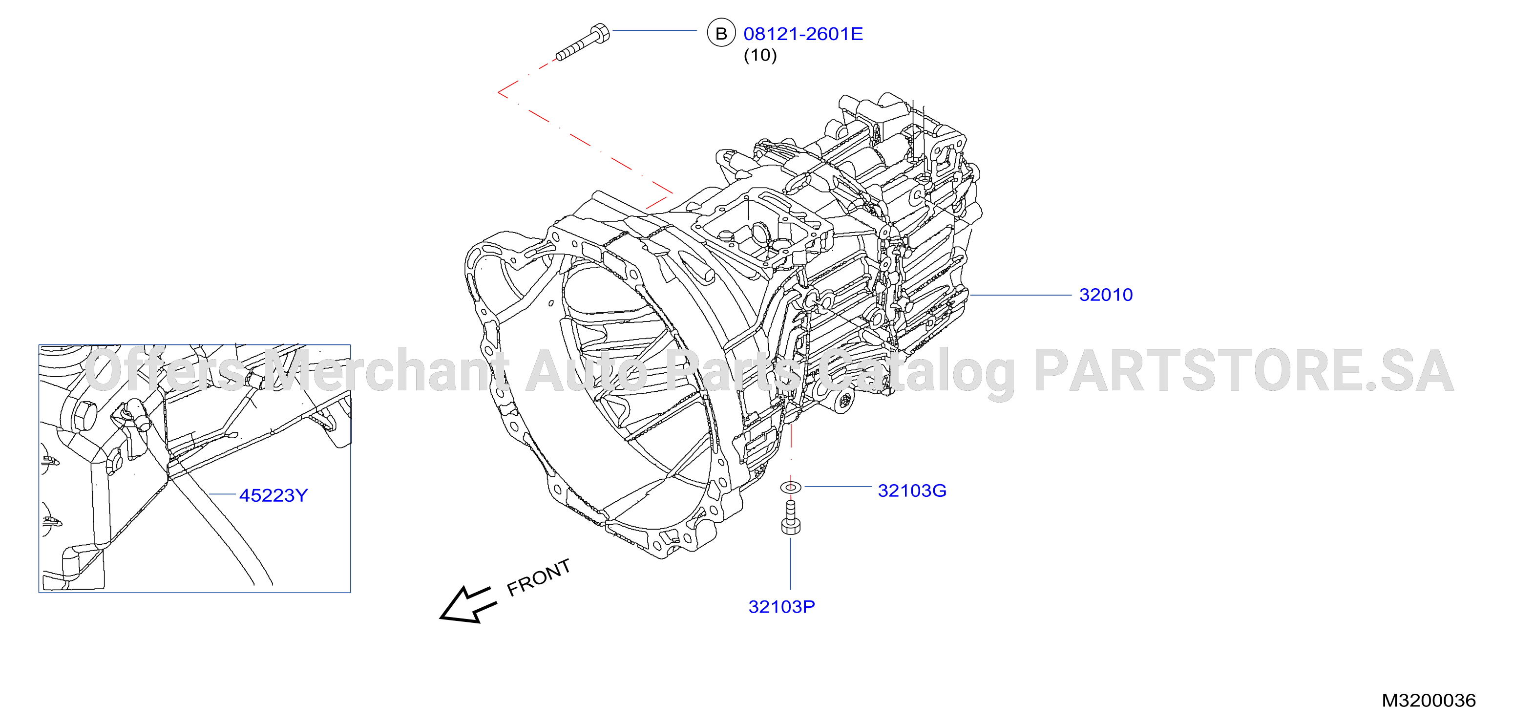 Manual Transmission Transaxle Fitting Zd30 5Mt