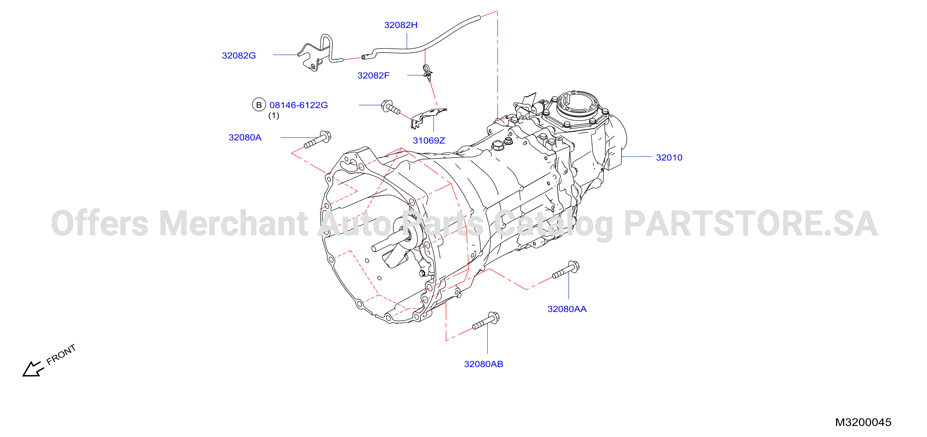 Manual Transmission Transaxle Fitting M9T 6Mt