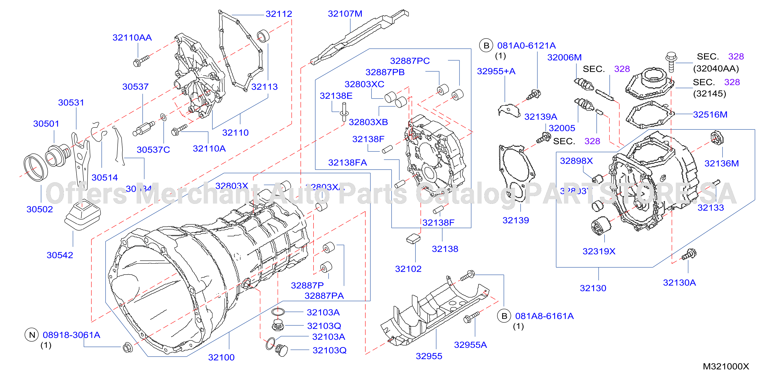 Transmission Case Clutch Release
