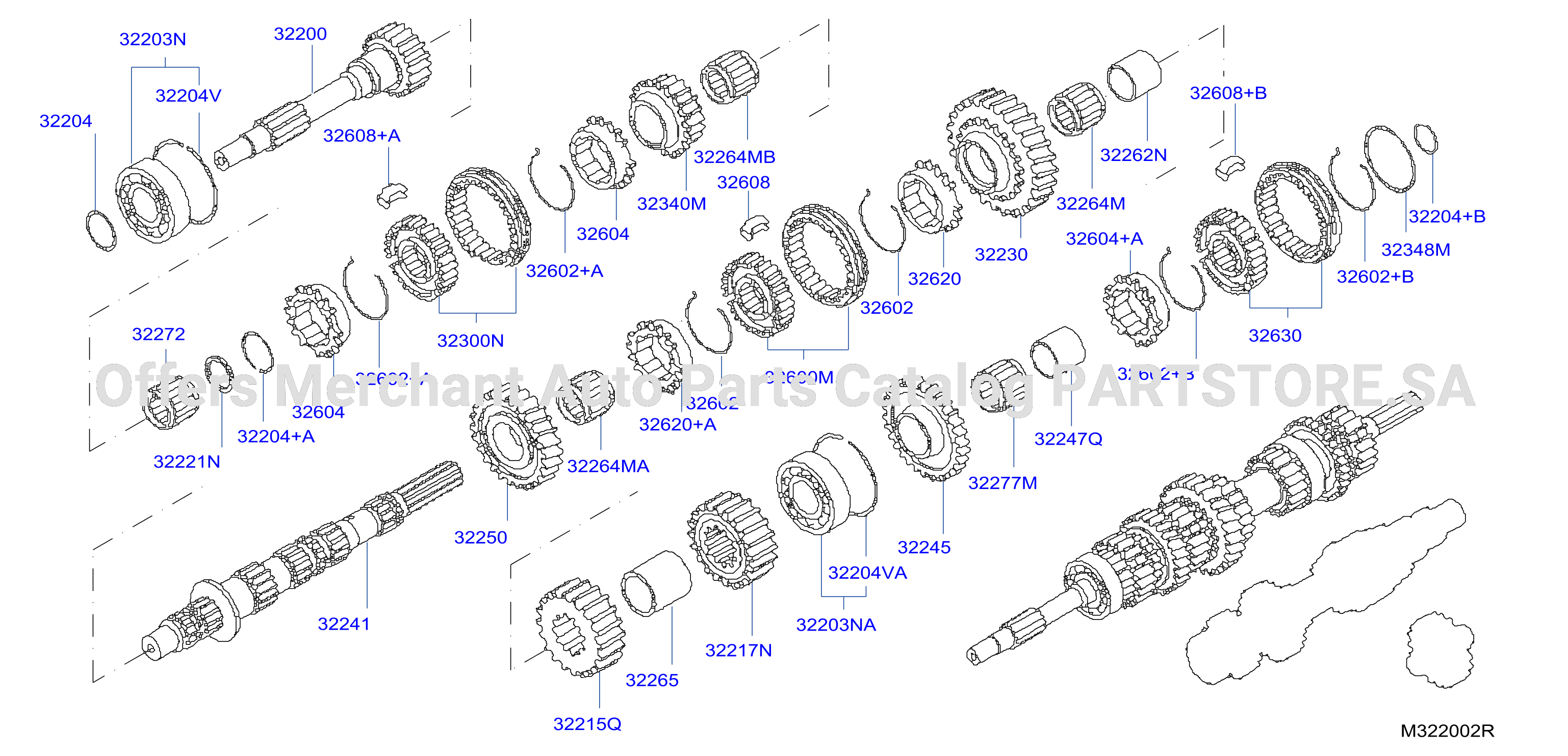 Transmission Gear 6Mt Main Shaft