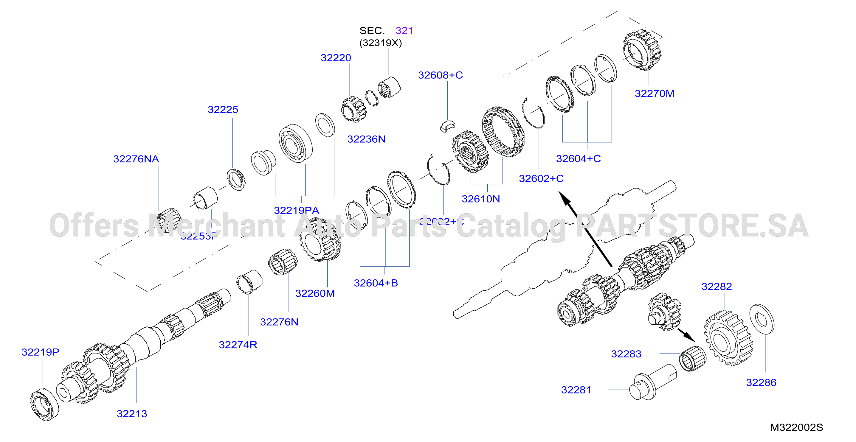 Transmission Gear 6Mt Counter Shaft