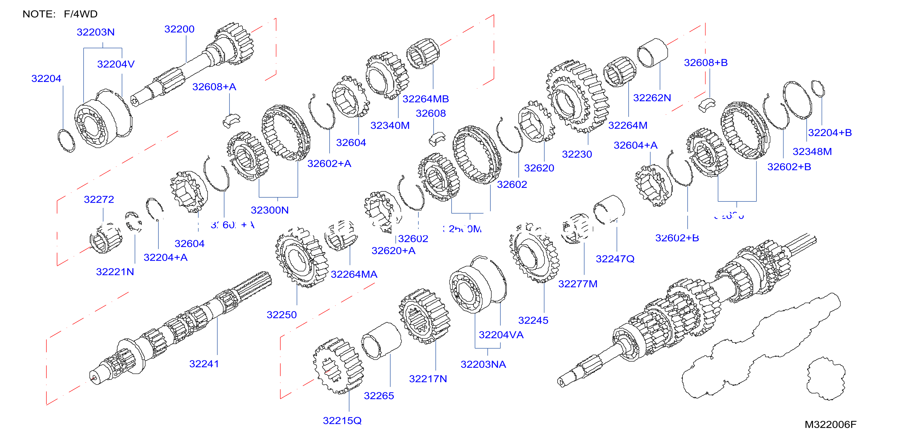 Transmission Gear 6Mt Main Shaft