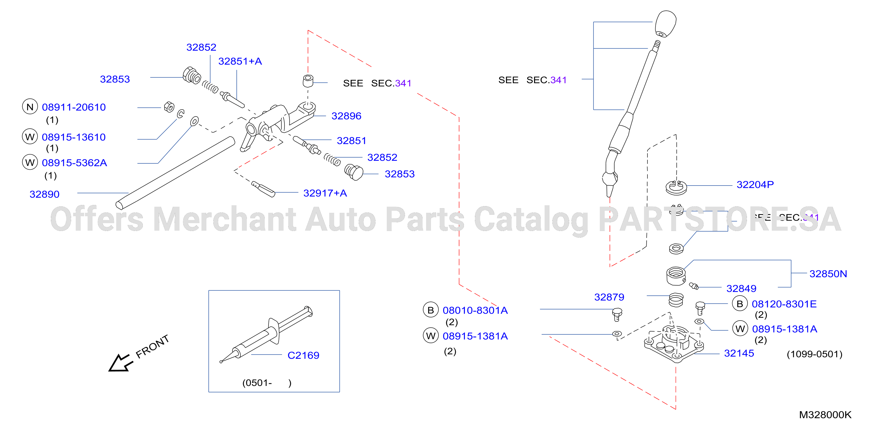 Transmission Shift Control 0202 Ka24E Td27T Shift Control