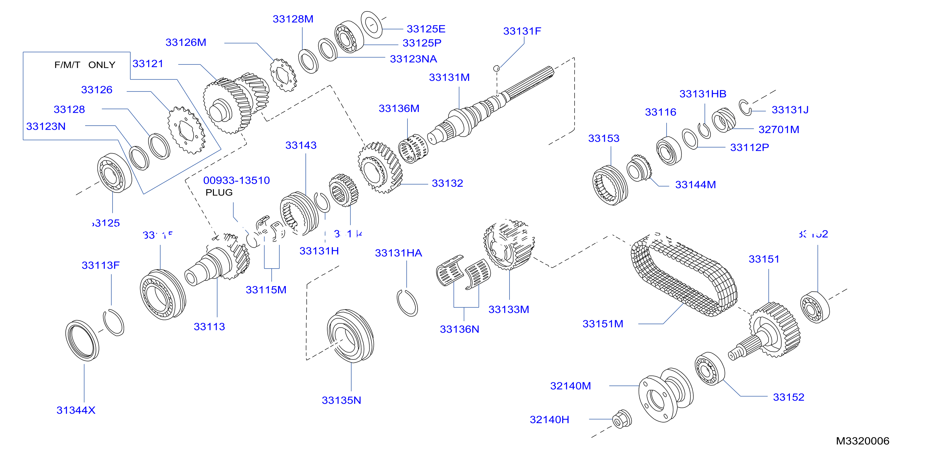 Transfer Gear 0202 Ka24E Td27T