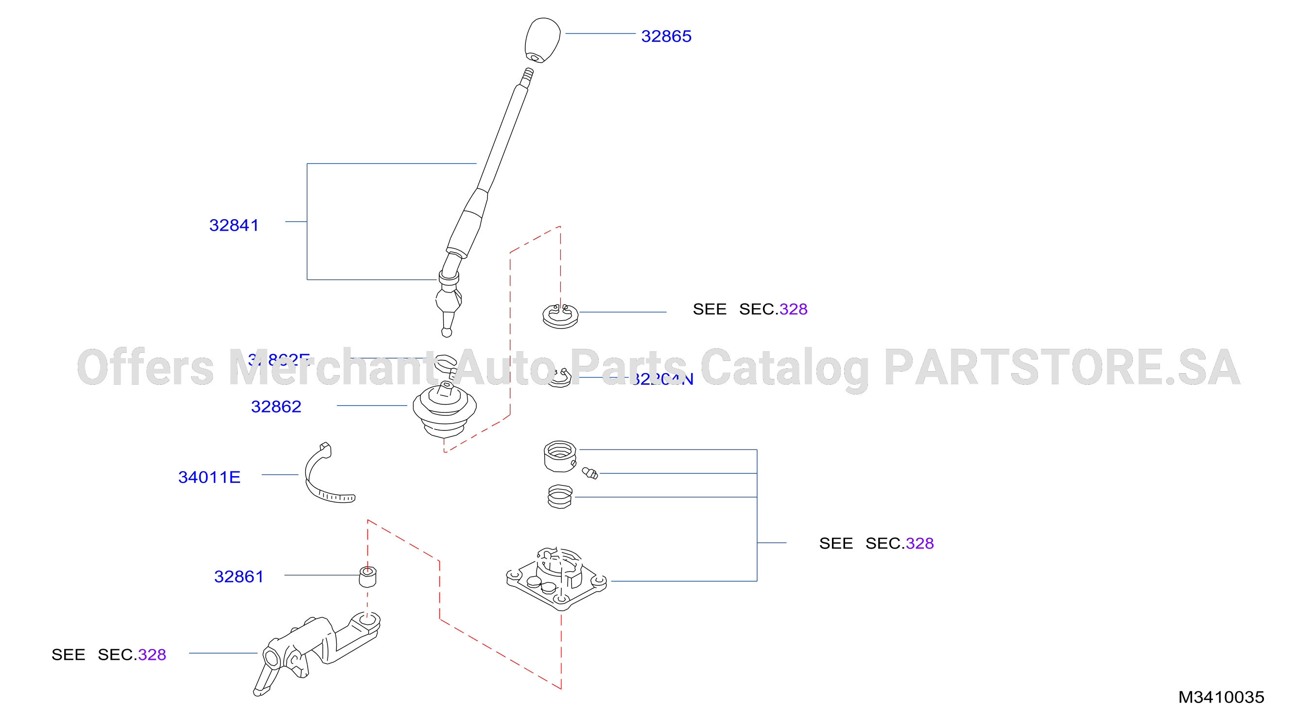 Transmission Control Linkage 0796 Ka24E Td27T