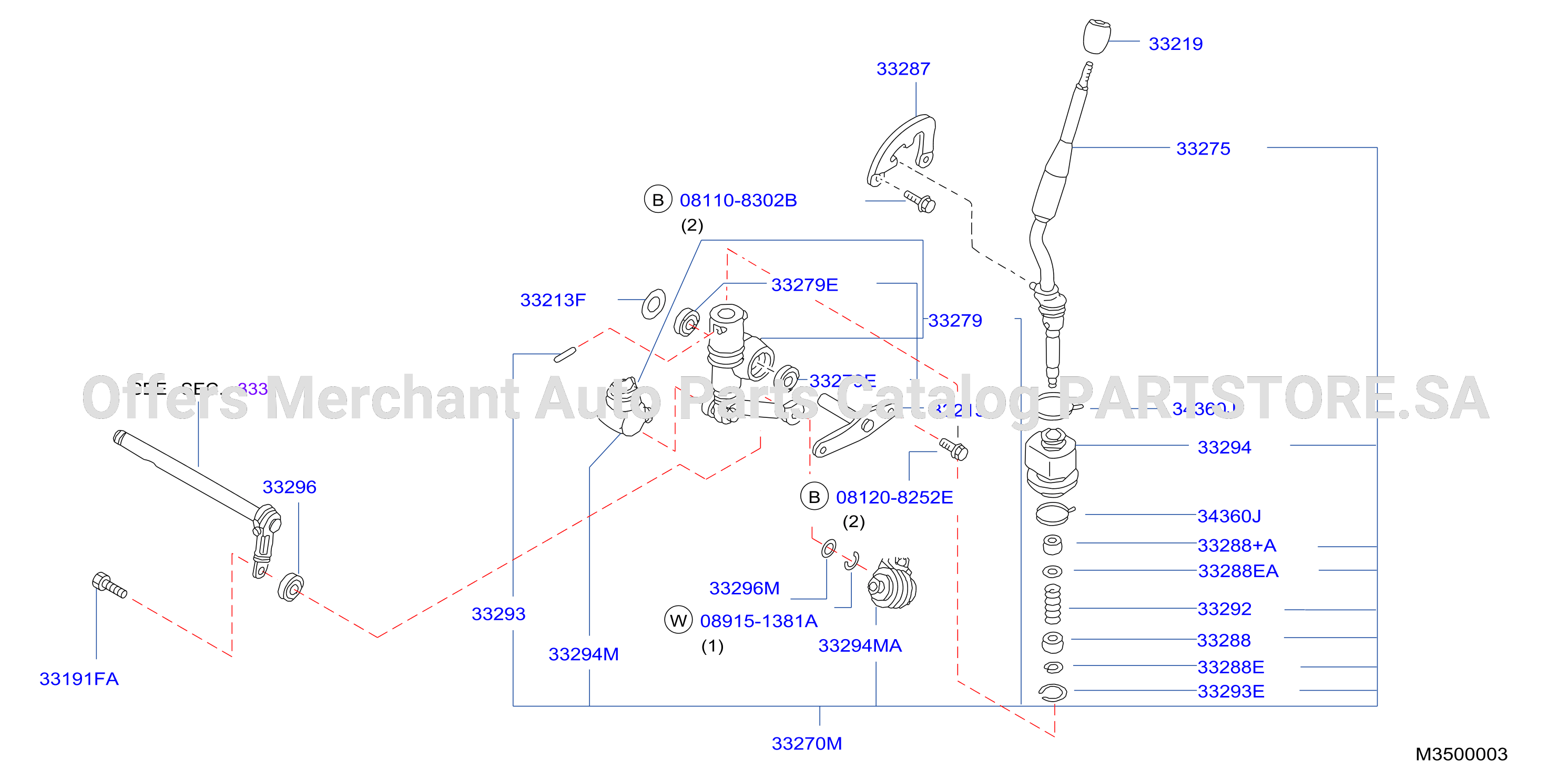 Transfer Control Parts 0202 0502 Ka24E Td27T