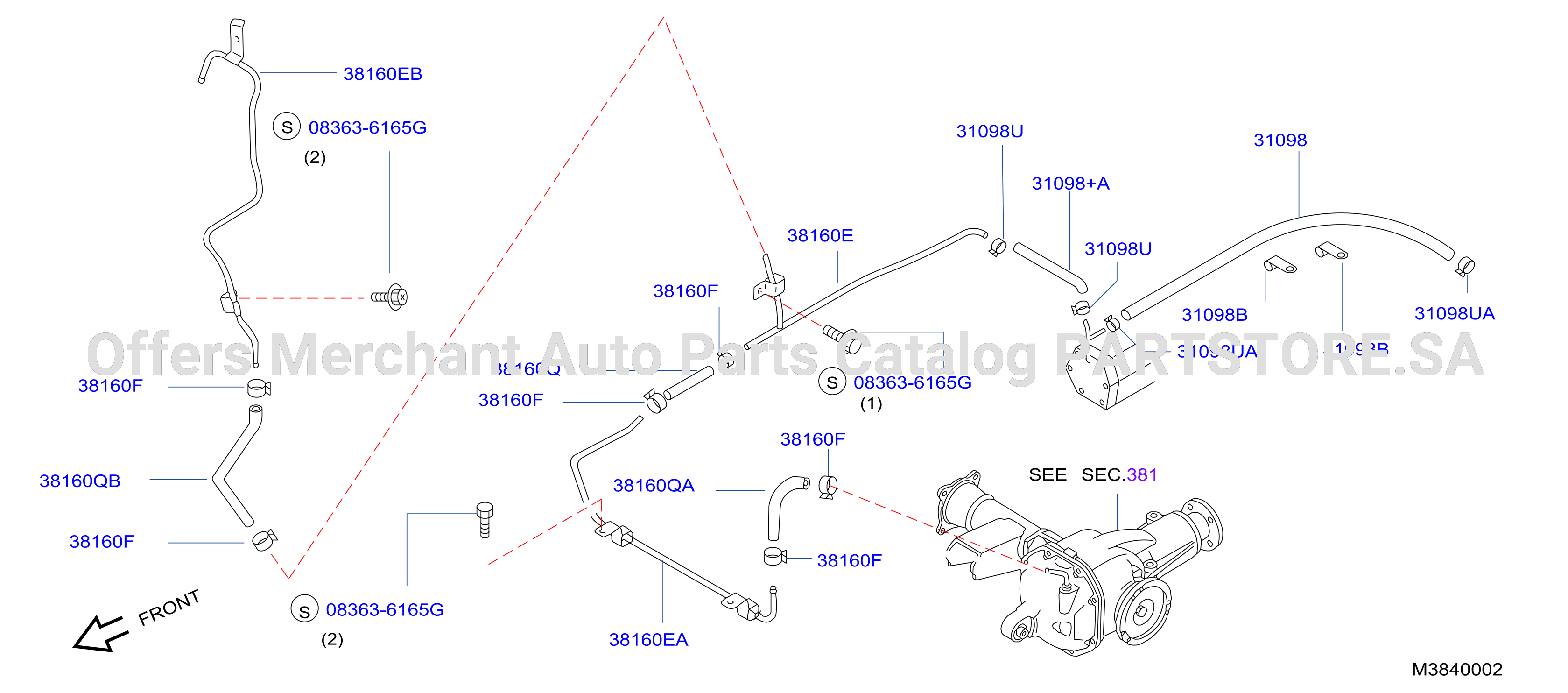 Breather Piping 0596 1099