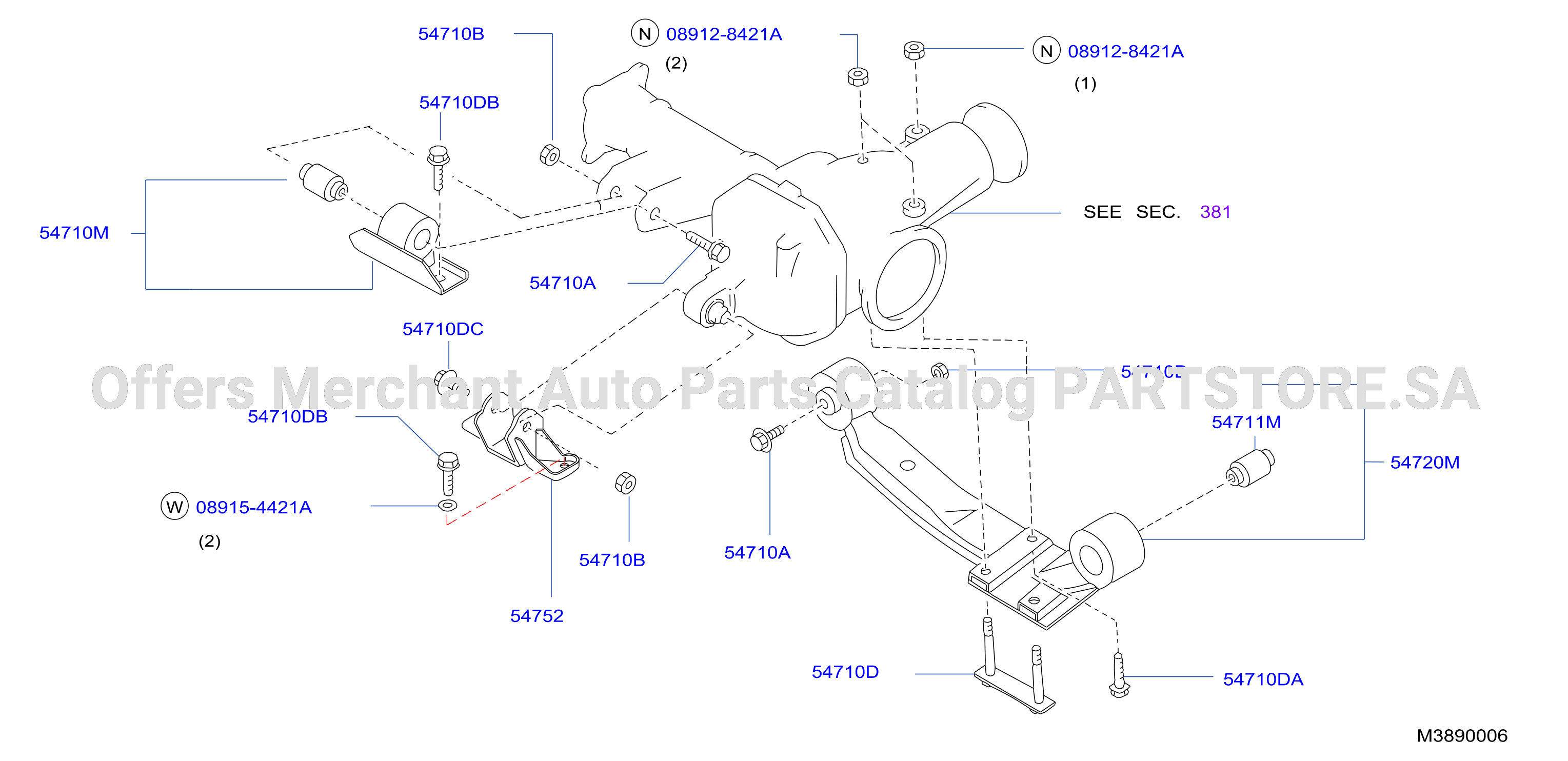 Front Final Drive Mounting